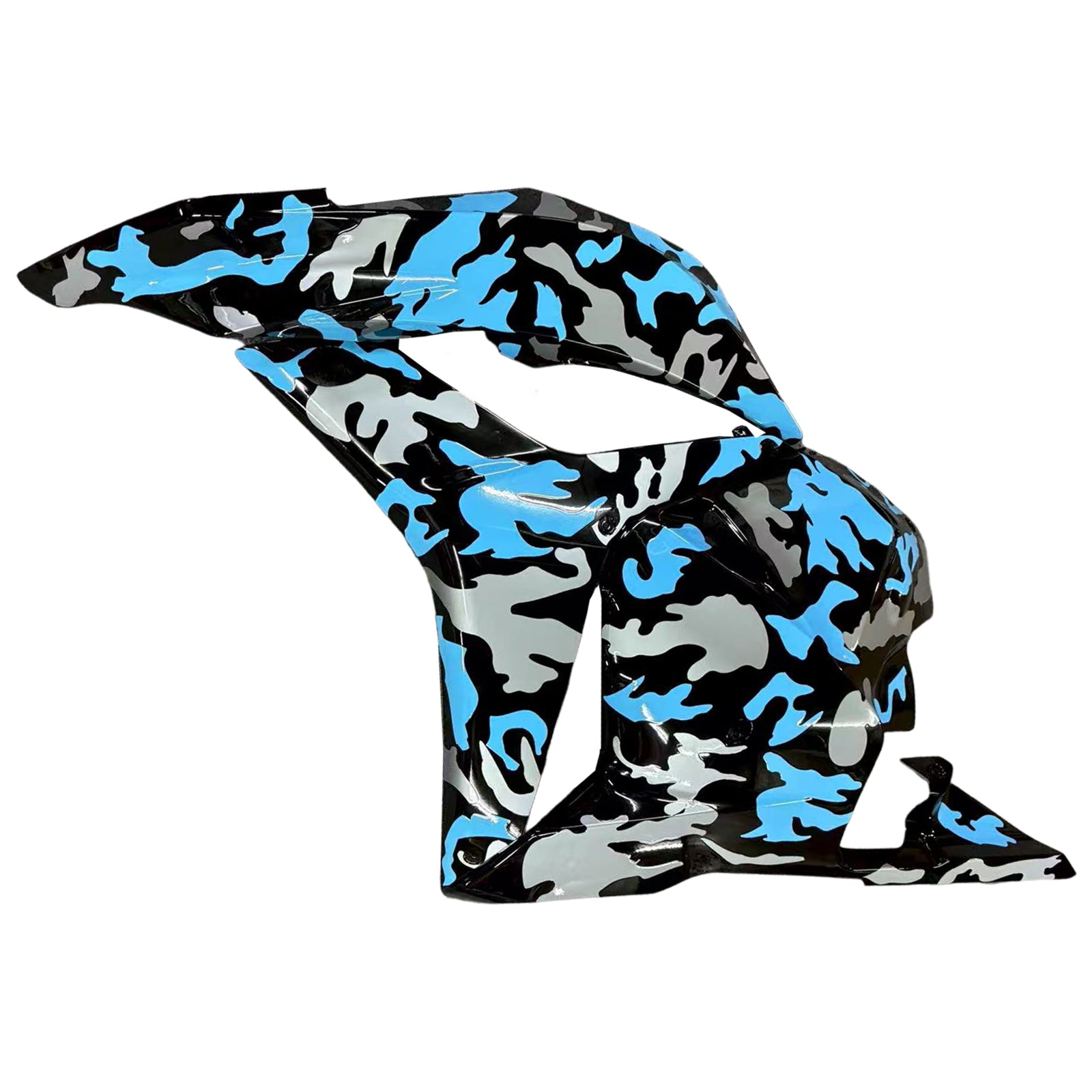 Amotopart 2009-2012 Honda CBR600RR Black Blue Gray Fairing Kit