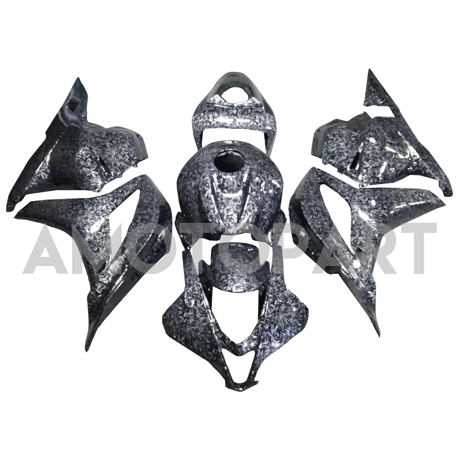 Amotopart 2009-2012 Honda CBR600RR Forged Carbon Fiber Patterns Fairing Kit