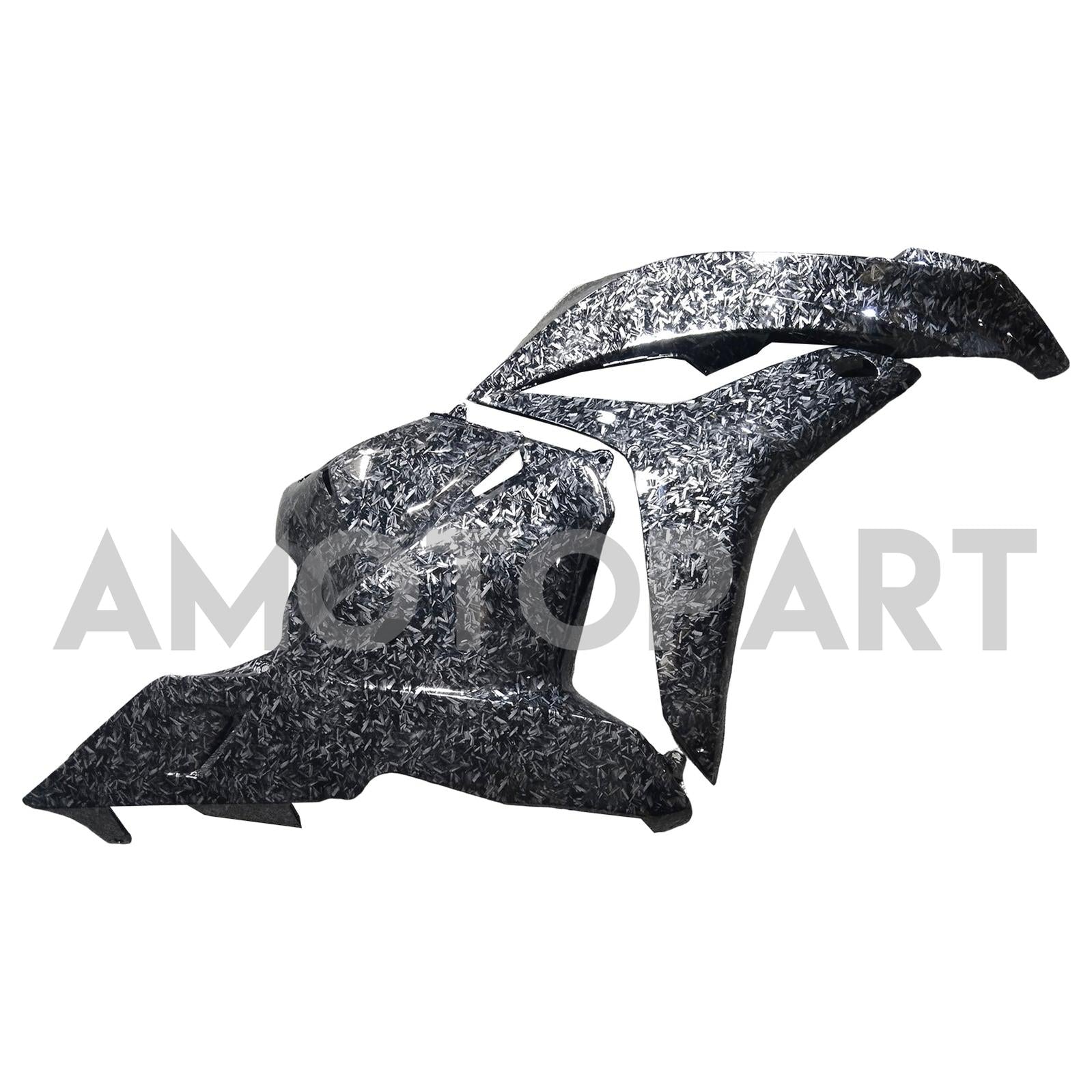 Amotopart 2009-2012 Honda CBR600RR Forged Carbon Fiber Patterns Fairing Kit