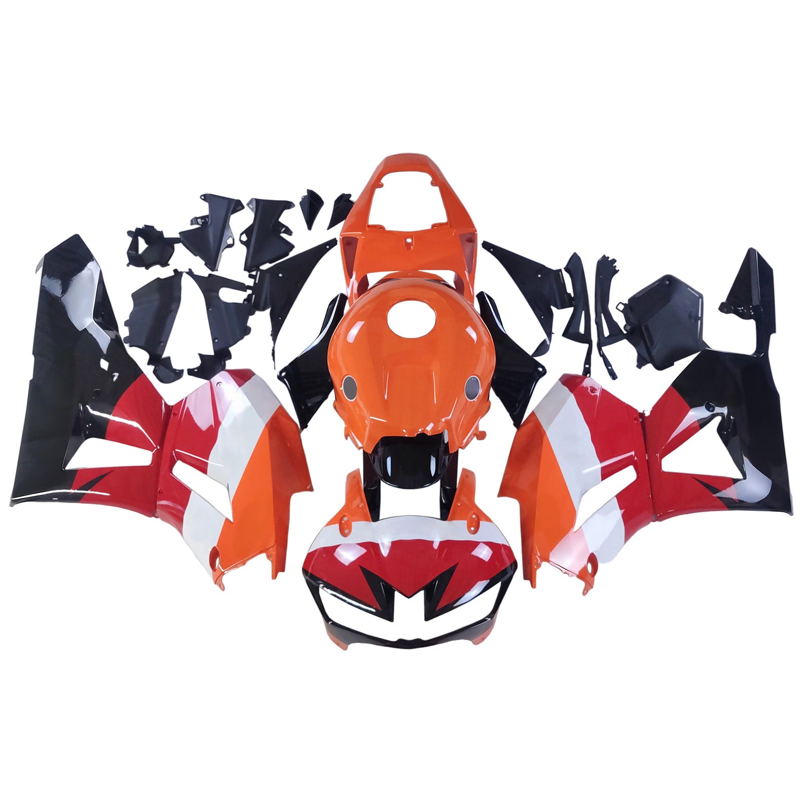 Amotopart 13-25 US ver. & 13-23 European ver. Honda CBR600RR Fairing Multi Orange Kit