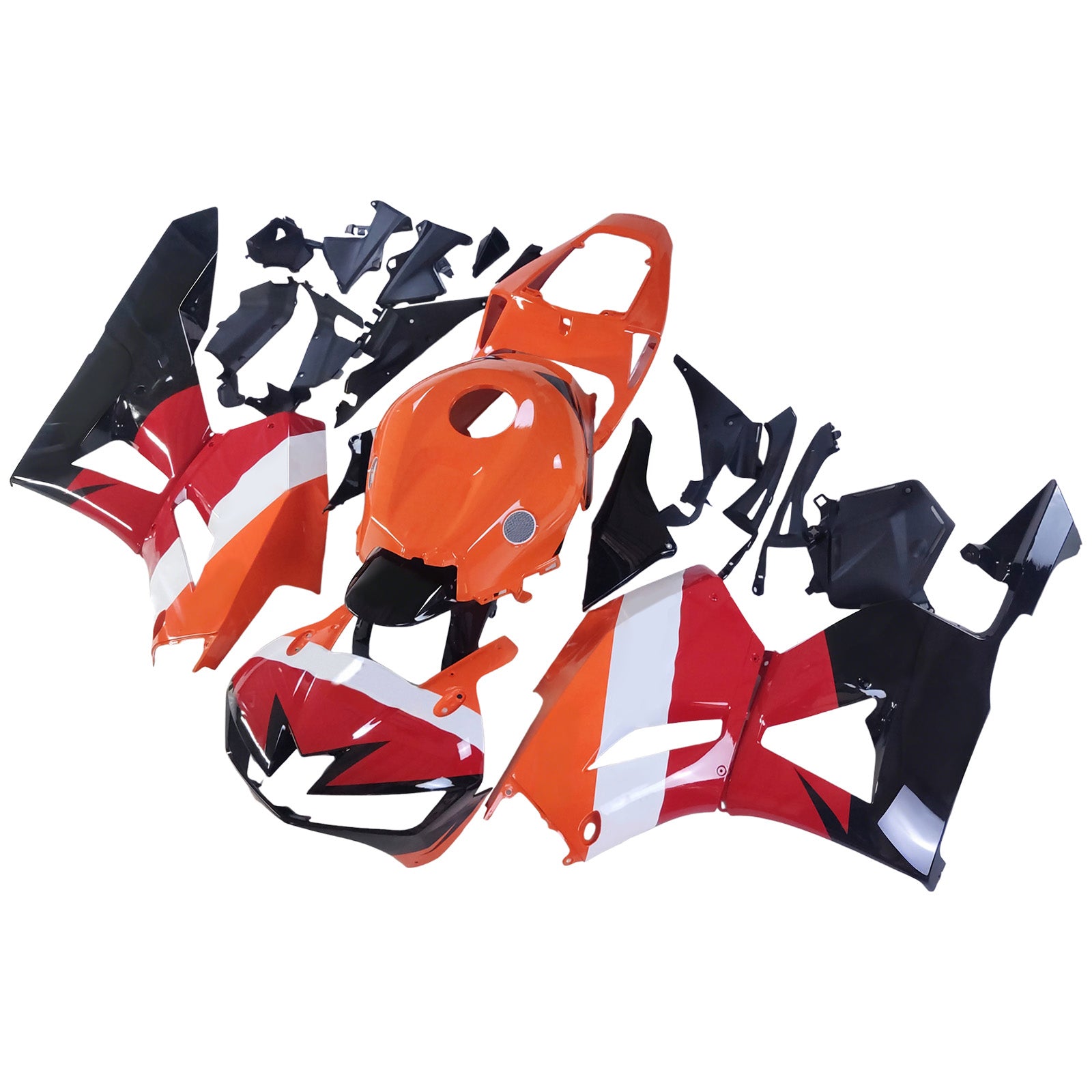 Amotopart 13-25 US ver. & 13-23 European ver. Honda CBR600RR Fairing Multi Orange Kit