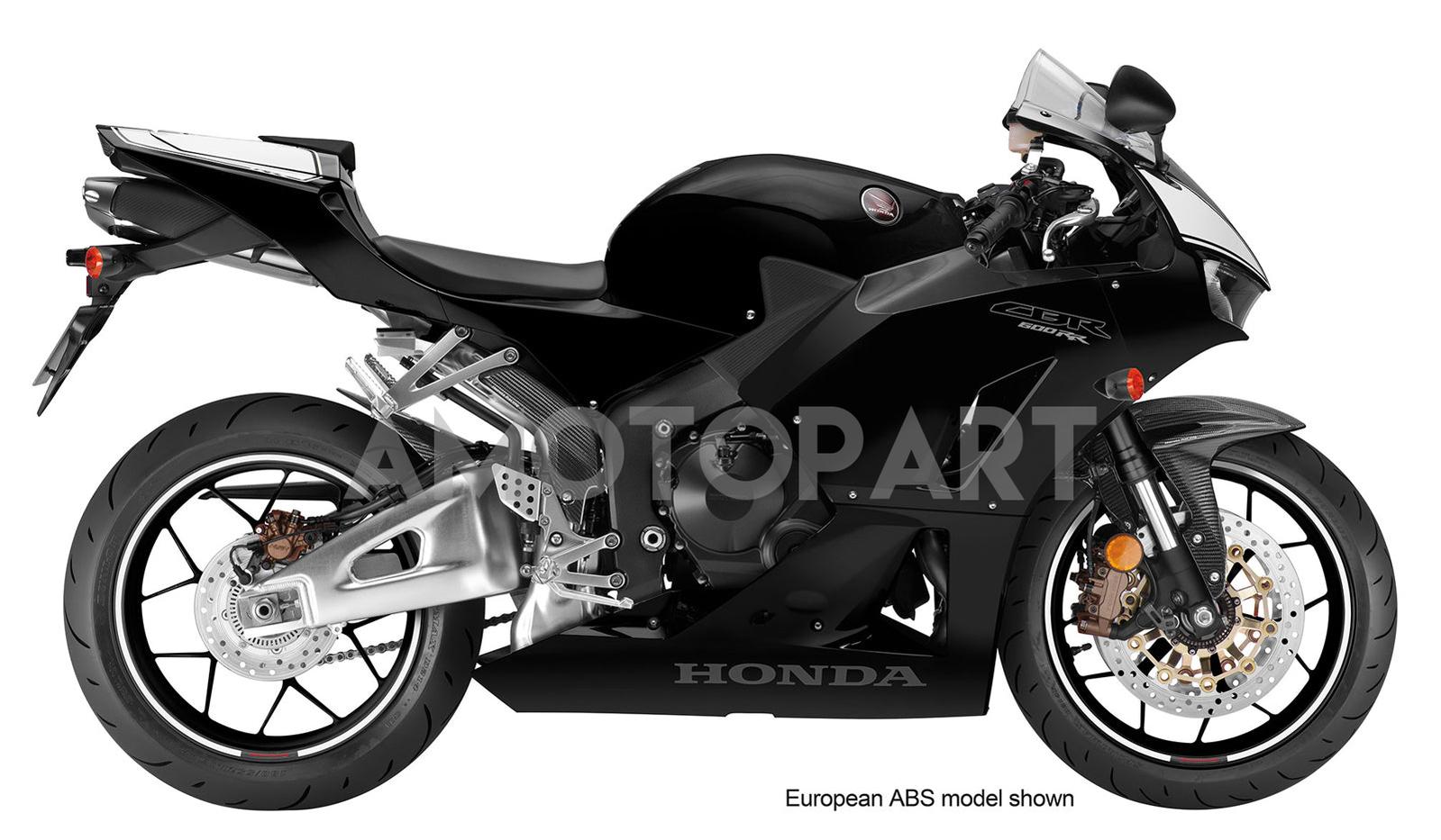 Amotopart 13-25 US ver. & 13-23 European ver. Honda CBR600RR Fairing G-Black Kit