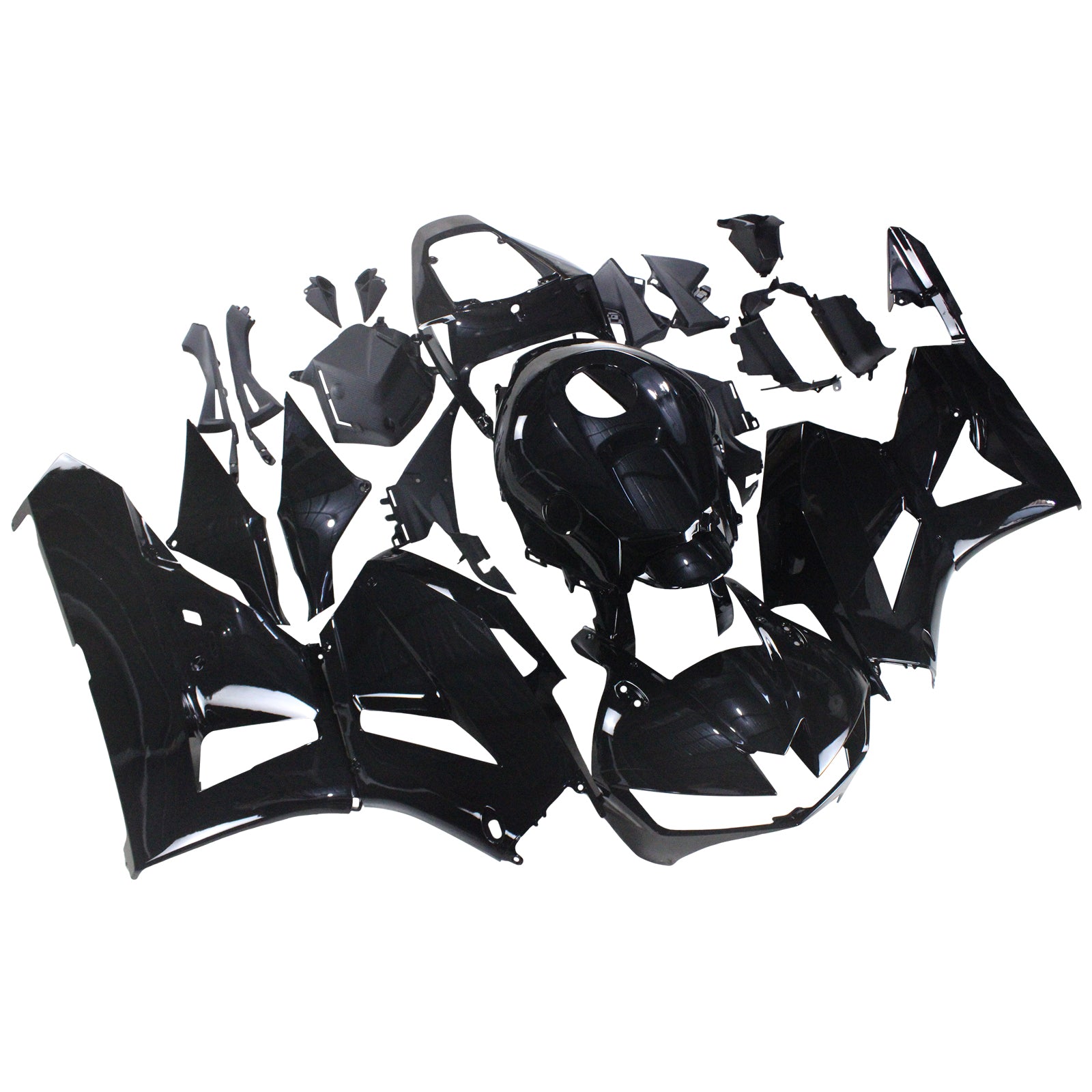 Amotopart 2013-2023 Honda CBR600 Fairing Gloss Black Kit