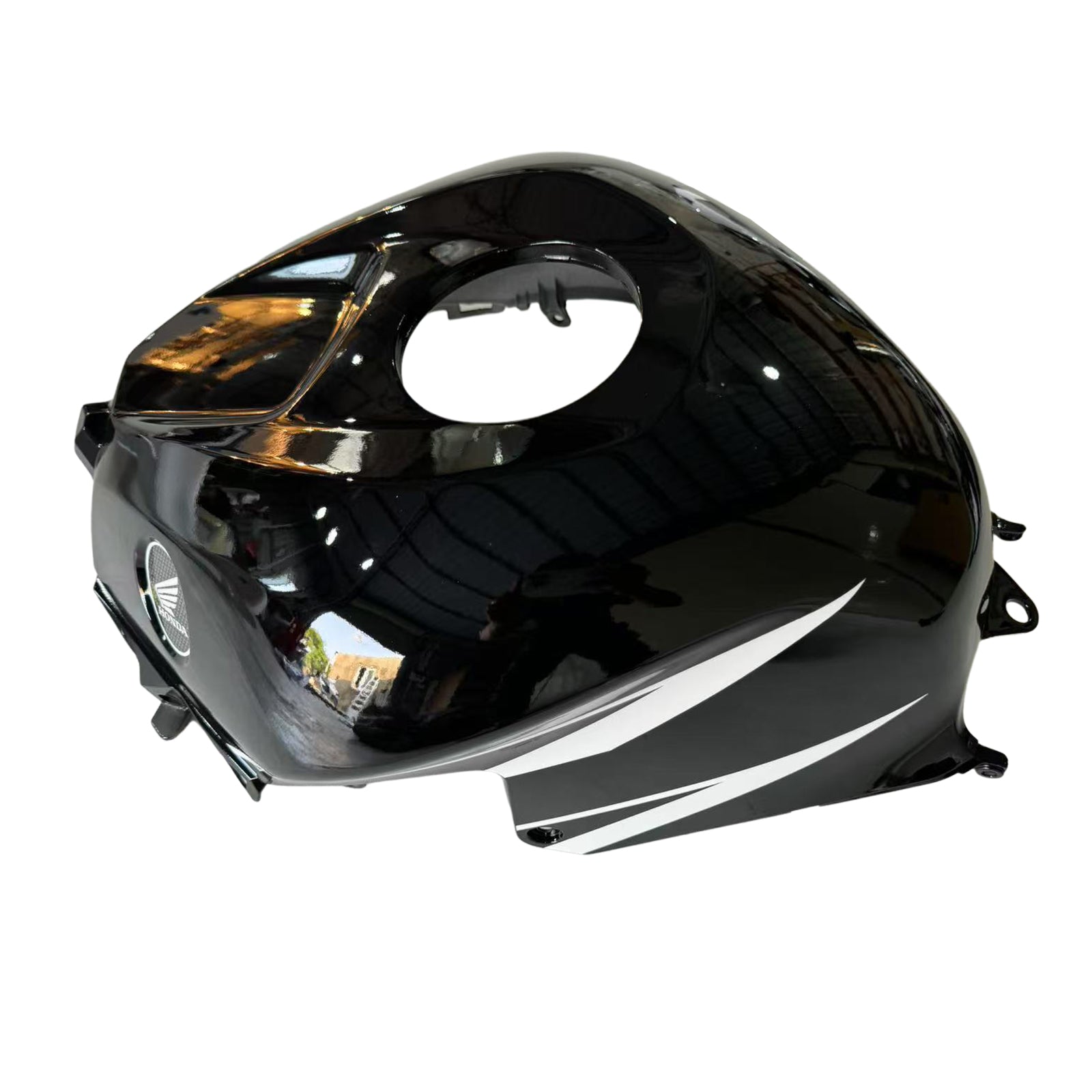 Amotopart 13-25 US-Vers. & 13-23 Europäische Version Honda CBR600 Verkleidung Weiß&Schwarzes Style2-Kit