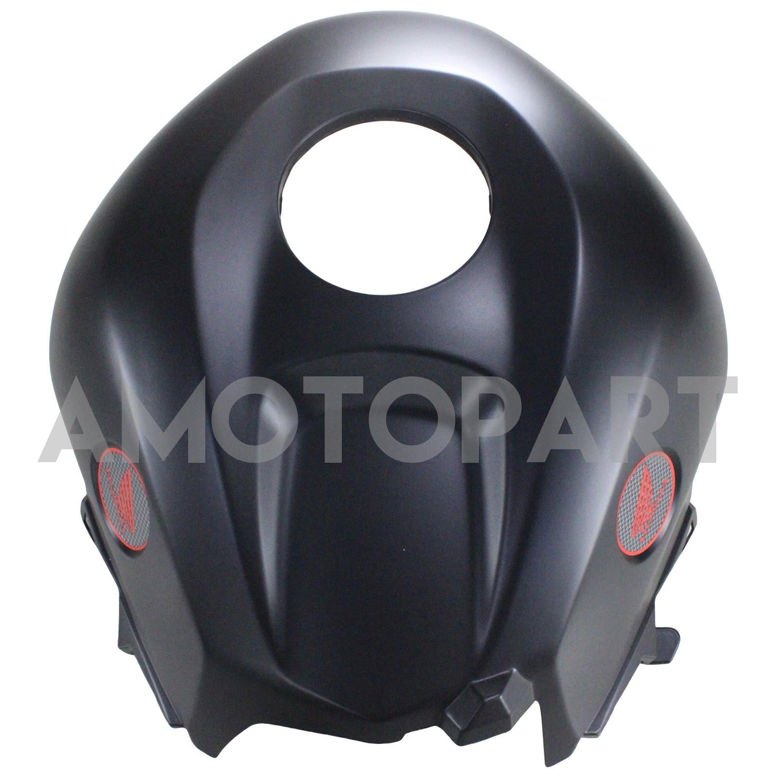 Amotopart 13-25 version américaine & Carénage noir mat pour Honda CBR600 version européenne 13-23&Kit logo rouge