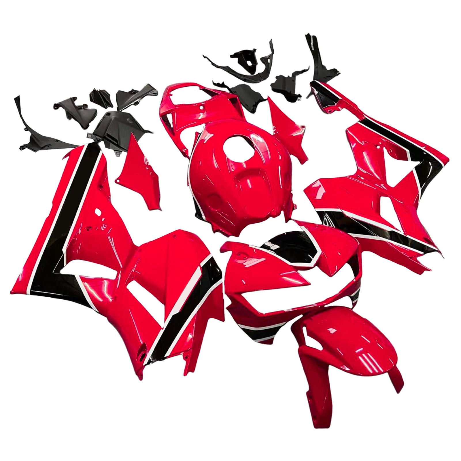 Amotopart 13-25 US ver. & 13-23 European ver. Honda CBR600 Fairing Red&Black Style3 Kit