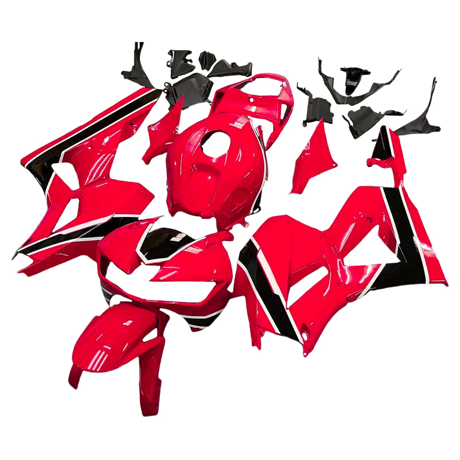 Amotopart 13-25 US ver. & 13-23 European ver. Honda CBR600 Fairing Red&Black Style3 Kit