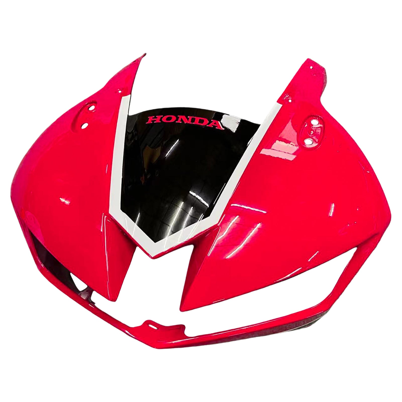 Kit carena Amotopart 2013-2023 Honda CBR600 rosso e nero Style3