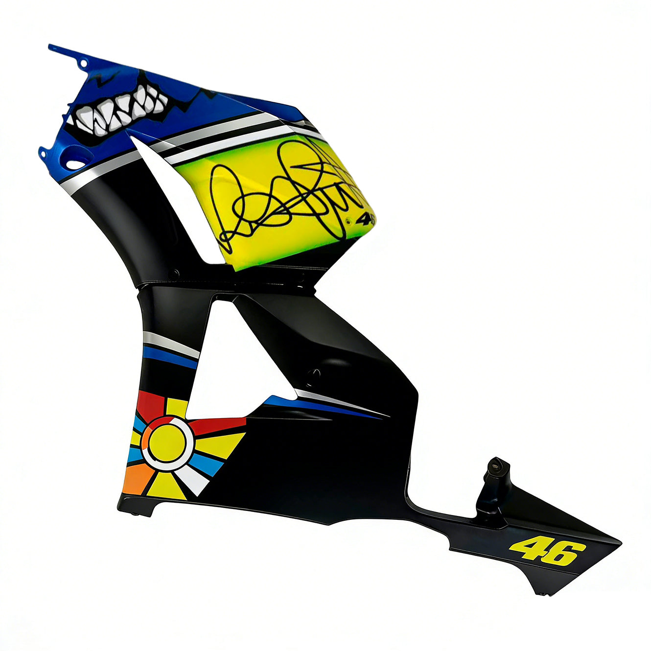 Amotopart 13-26 US ver. &  13-23 Versione europea F5 CBR600RR Honda Giallo&BKit di carene Blue Style2