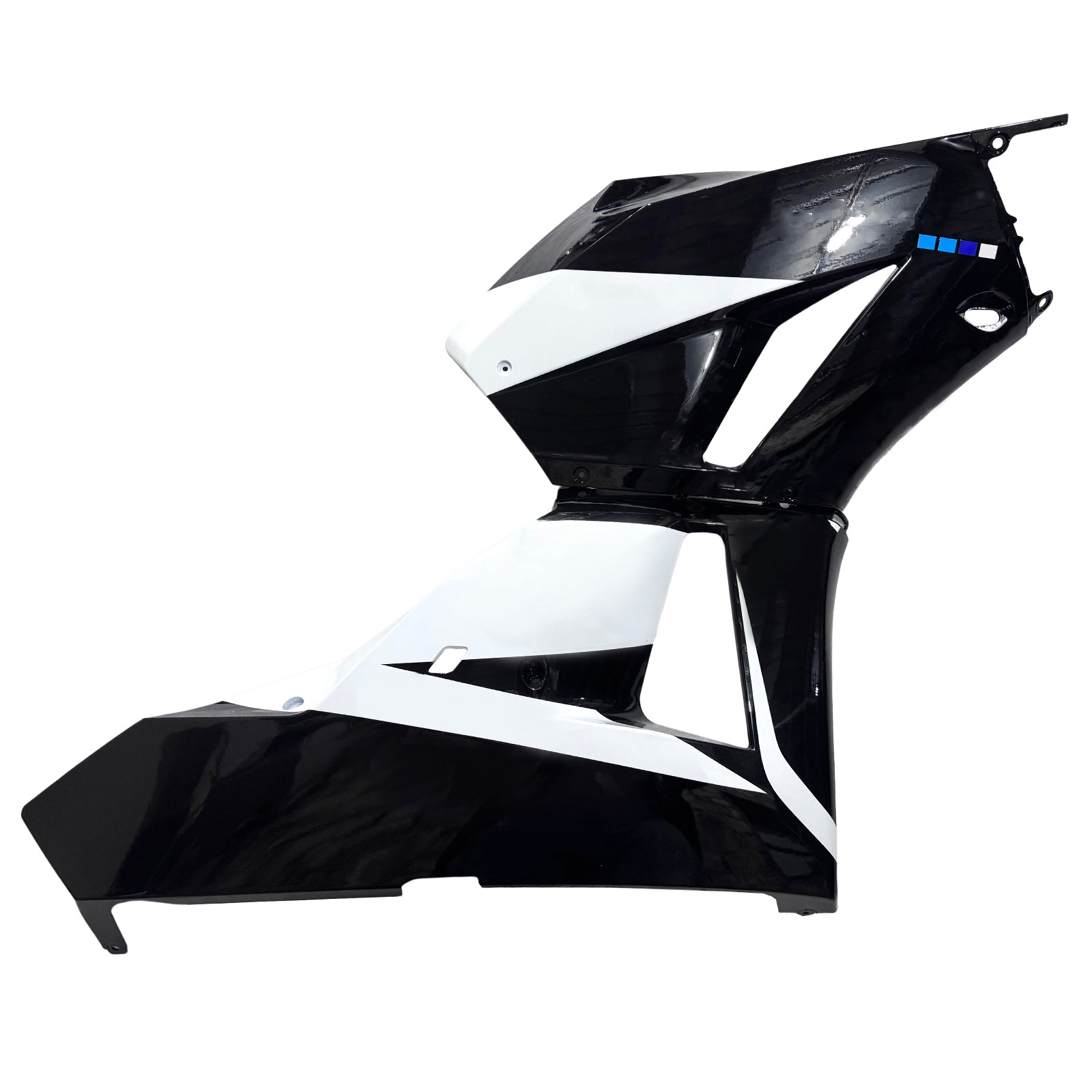 Amotopart 13-25 versão EUA. & Versão europeia 13-23 F5 CBR600RR Honda Black&Kit de carenagem White Style2