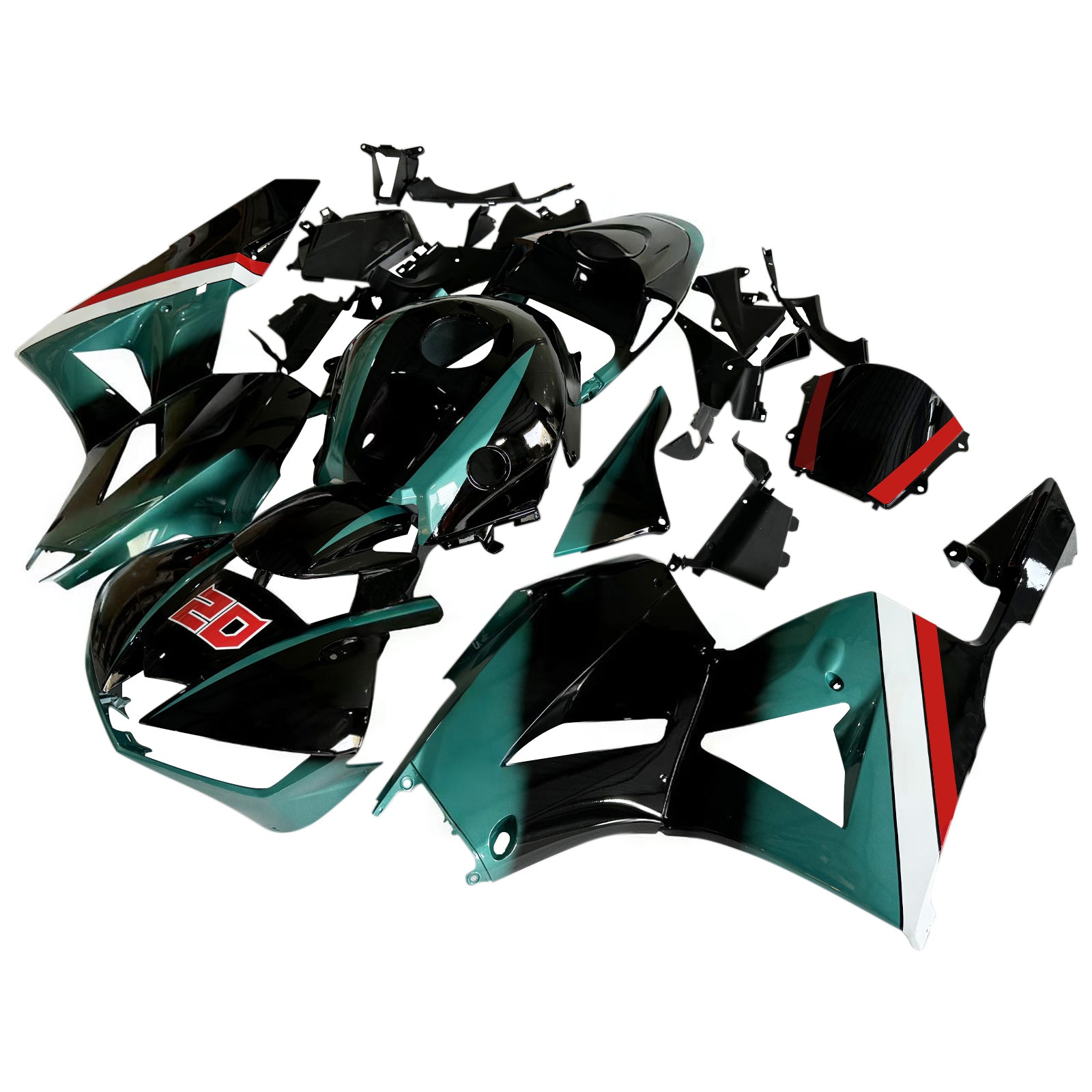 Amotopart 13-26 US ver. & 13-23 European ver. F5 CBR600RR Honda Blue Petronas Fairing Kit