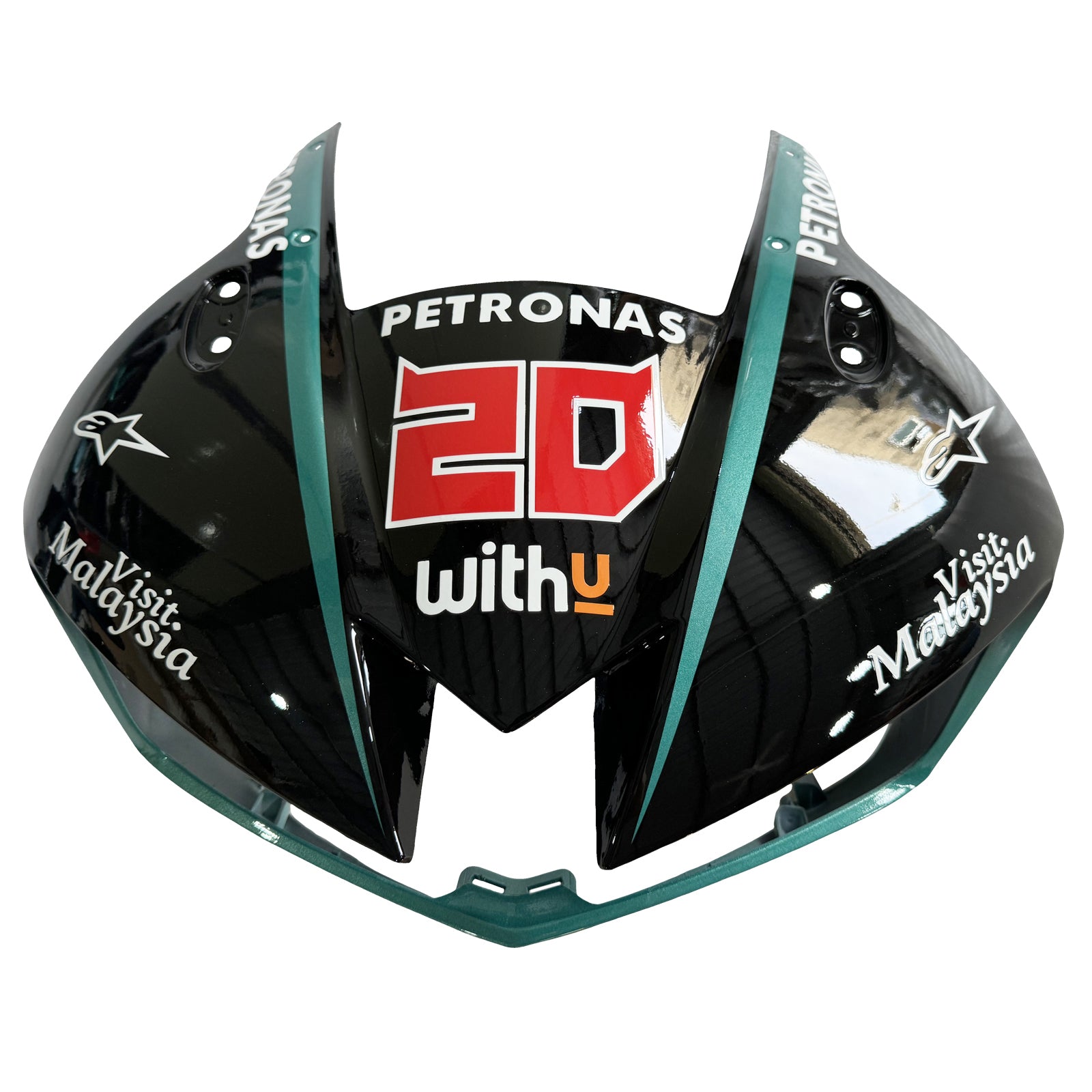 Amotopart 13-26 ver. américaine & 13-23 ver. européenne. Kit de carénage F5 CBR600RR Honda Petronas bleu
