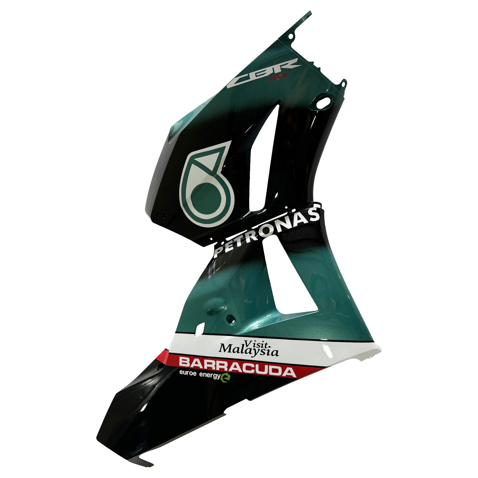 Amotopart 13-26 ver. américaine & 13-23 ver. européenne. Kit de carénage F5 CBR600RR Honda Petronas bleu