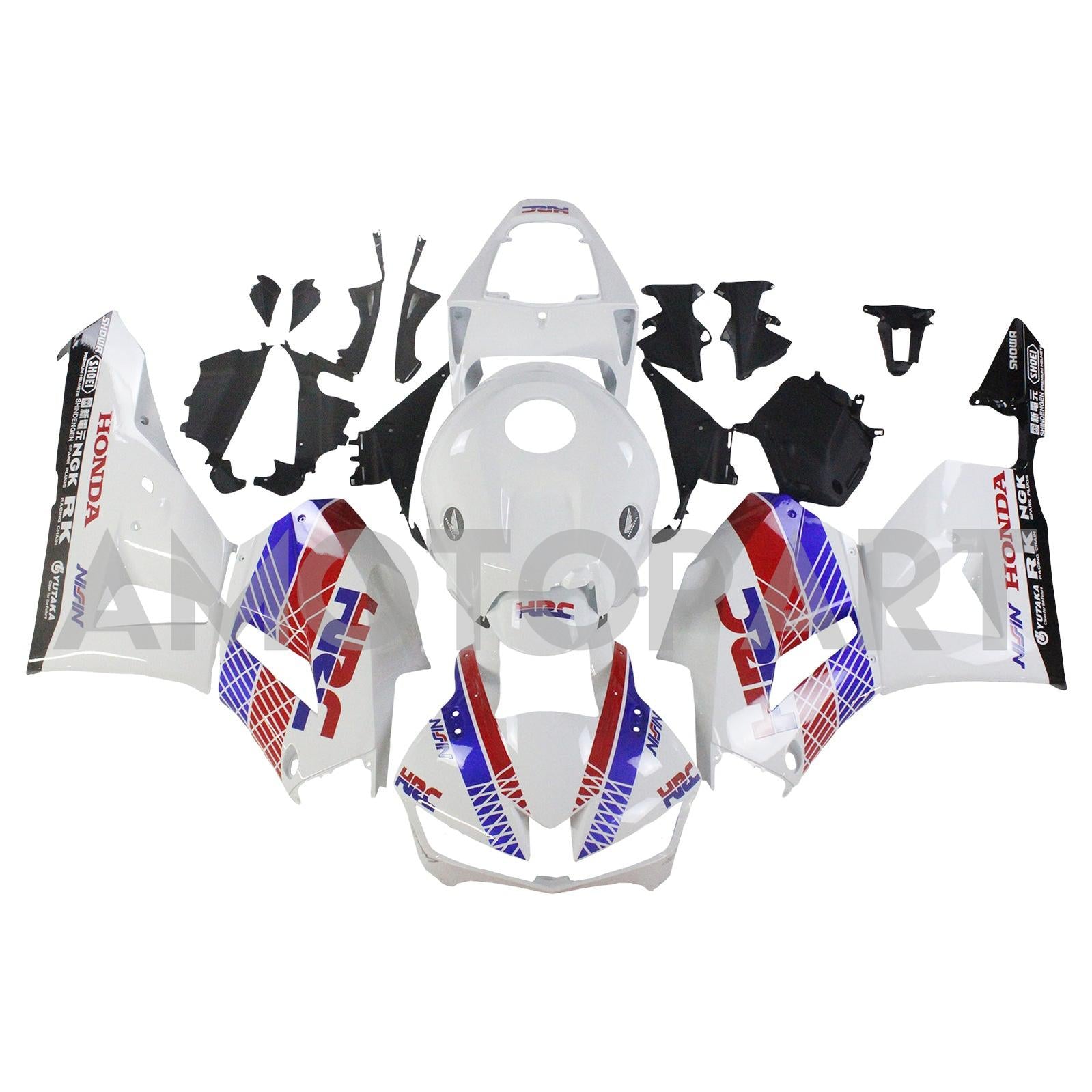 Amotopart 13-25 US ver. & 13-23 European ver. F5 CBR600RR Honda Red&Blue Style5 Fairing Kit