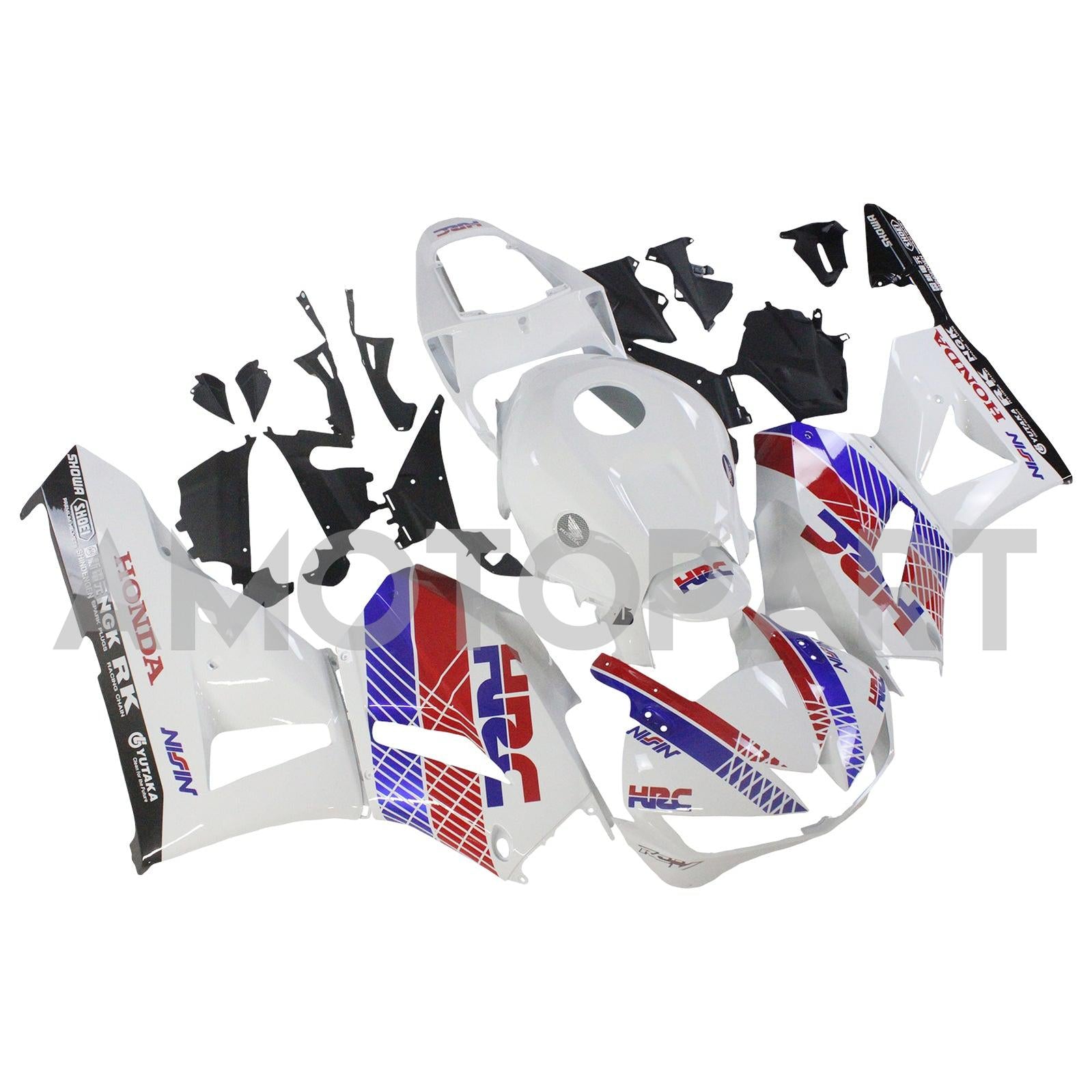 Amotopart 13-25 US ver. & 13-23 European ver. F5 CBR600RR Honda Red&Blue Style5 Fairing Kit