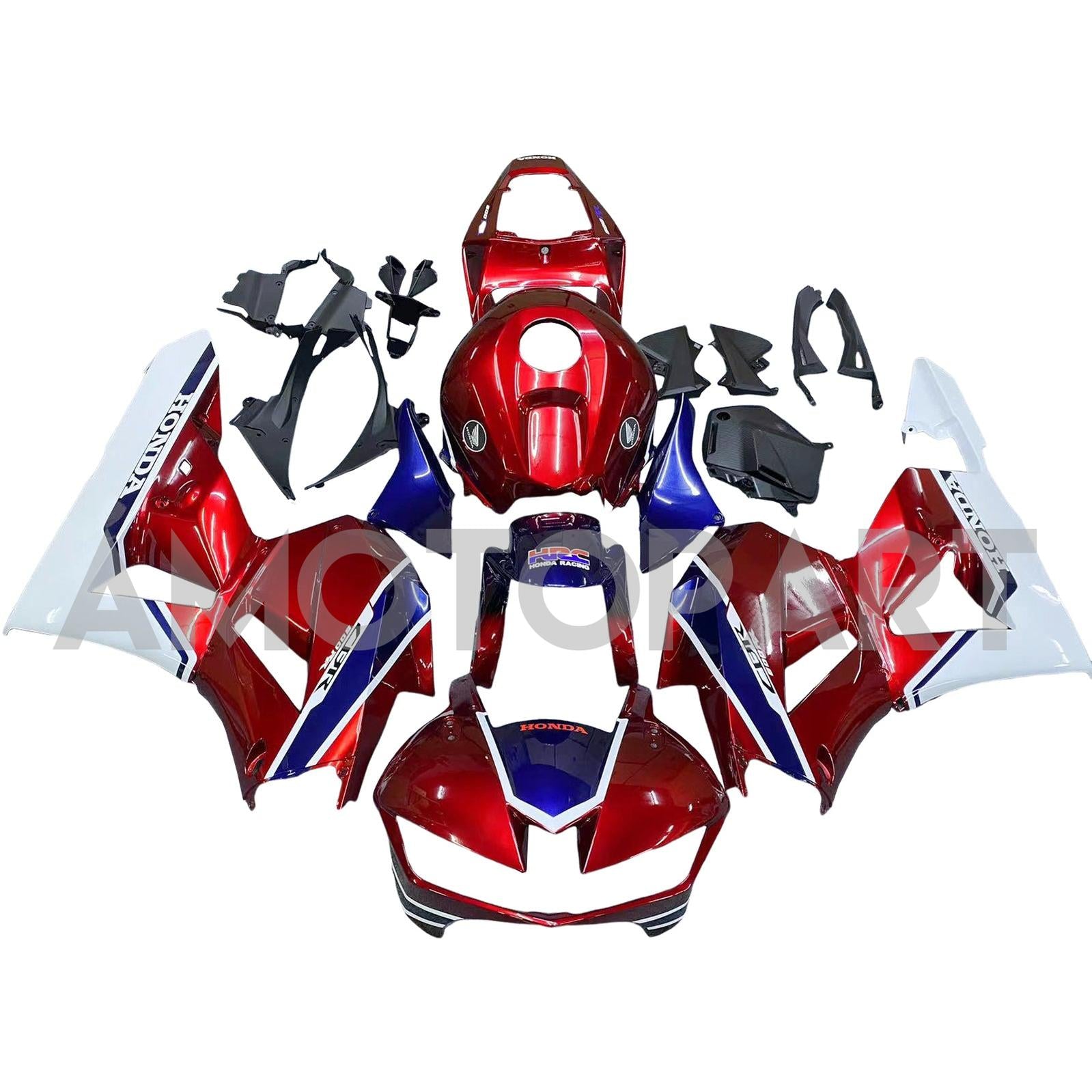 Amotopart 13-25 US ver. & 13-23 European ver. F5 CBR600RR Honda Red&White Fairing Kit