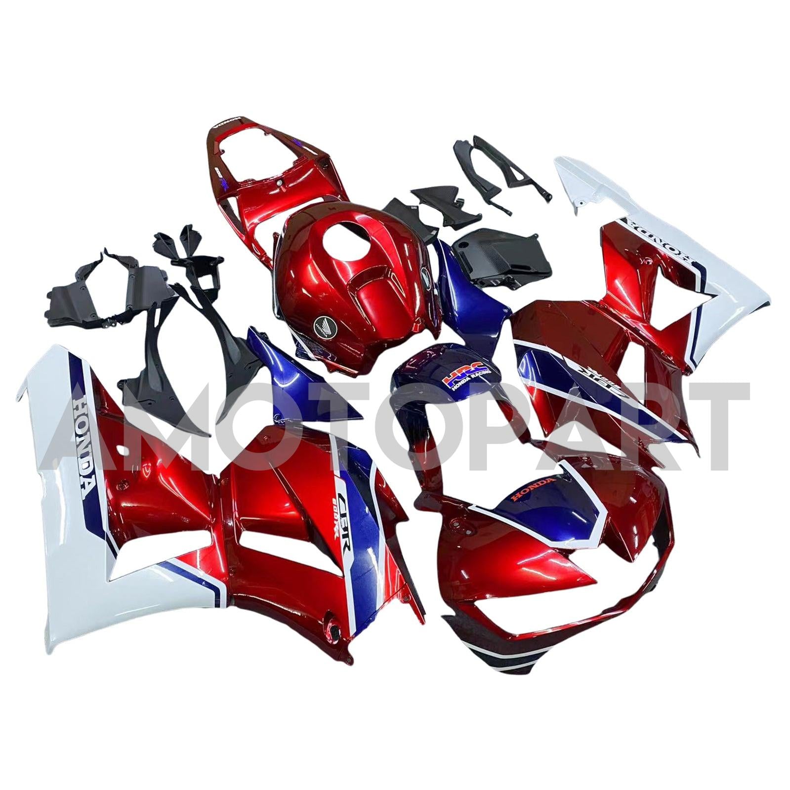 Amotopart 13-25 US ver. & 13-23 European ver. F5 CBR600RR Honda Red&White Fairing Kit