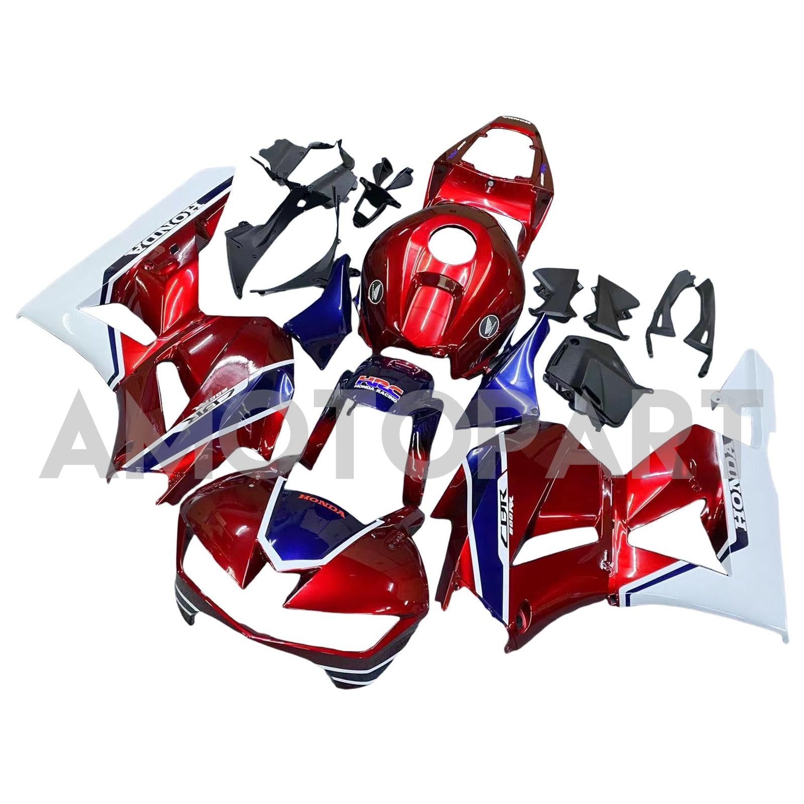 Amotopart 13-25 US ver. & 13-23 European ver. F5 CBR600RR Honda Red&White Fairing Kit