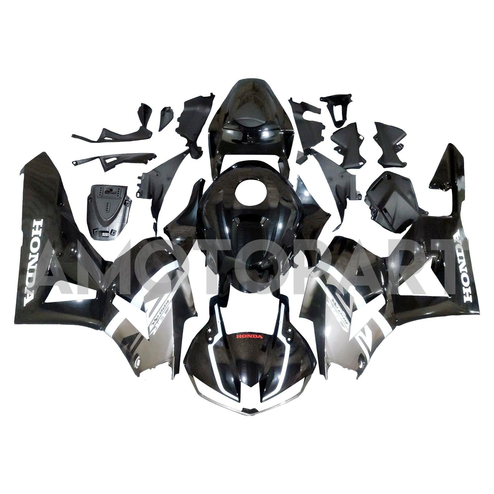 Amotopart 13-25 US ver. & 13-23 European ver. F5 CBR600RR Honda Black&Grey Fairing Kit