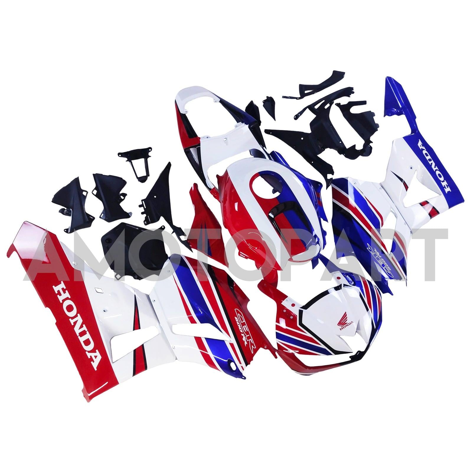 Amotopart 13-25 US ver. & 13-23 European ver. F5 CBR600RR Honda Red&Blue Style4 Fairing Kit