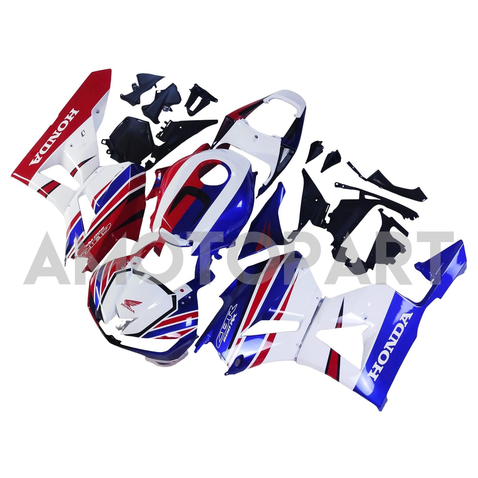 Amotopart 13-25 US ver. & 13-23 European ver. F5 CBR600RR Honda Red&Blue Style4 Fairing Kit