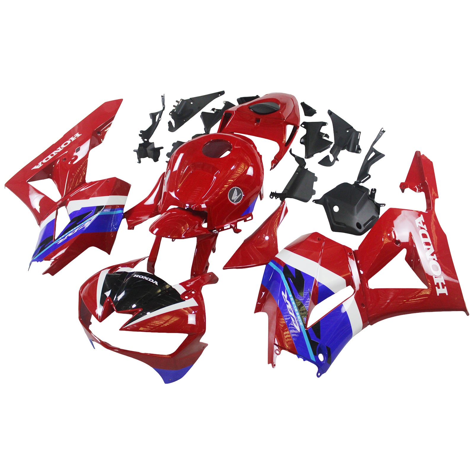 Amotopart 2013-2023 F5 CBR600RR Honda Red&Blue Fairing Kit