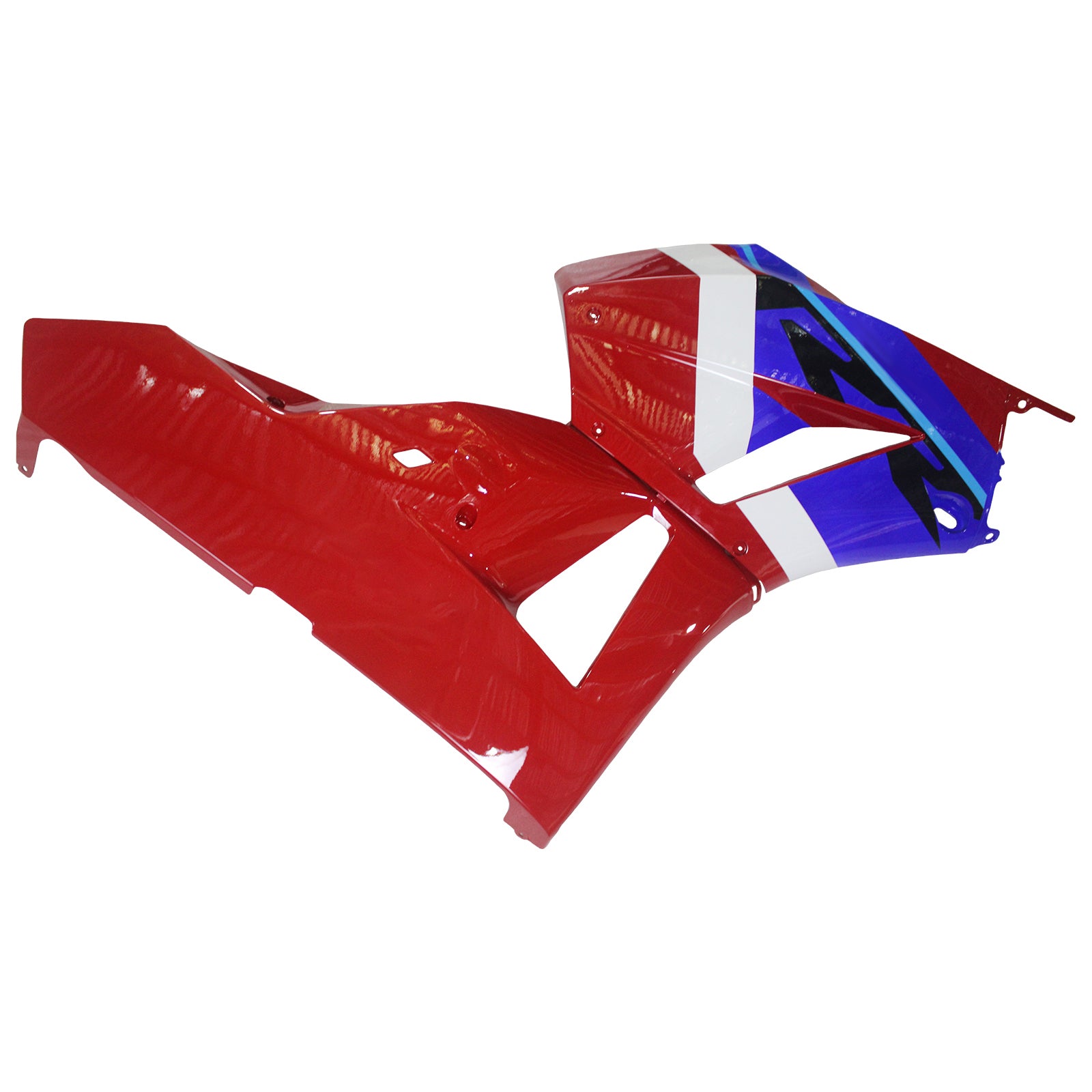 Amotopart 13-25 version américaine & Honda CBR600RR F5 version européenne 13-23, rouge&Kit de carénage bleu