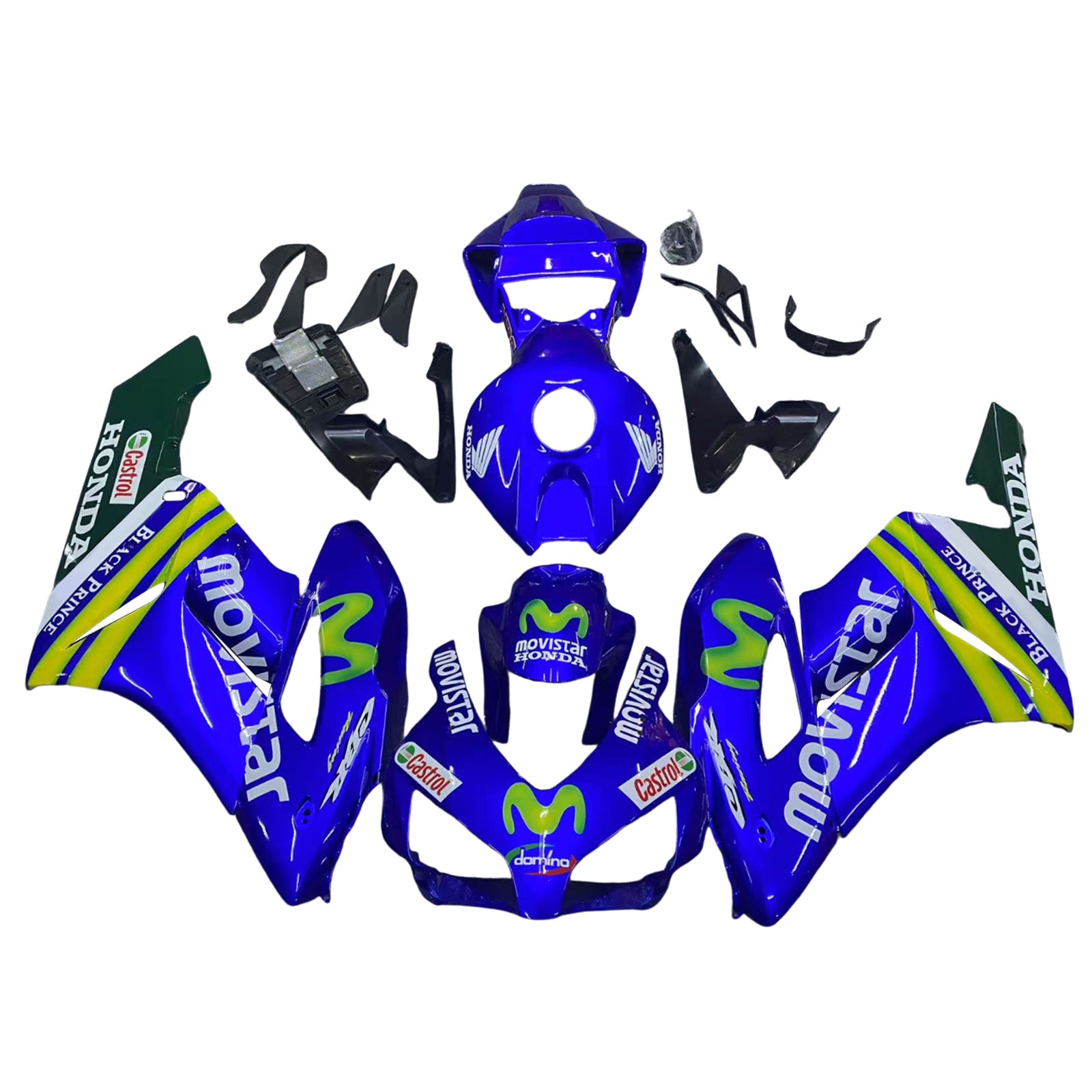 Amotopart 2004-2005 CBR1000RR Honda Fairring Blue Kit