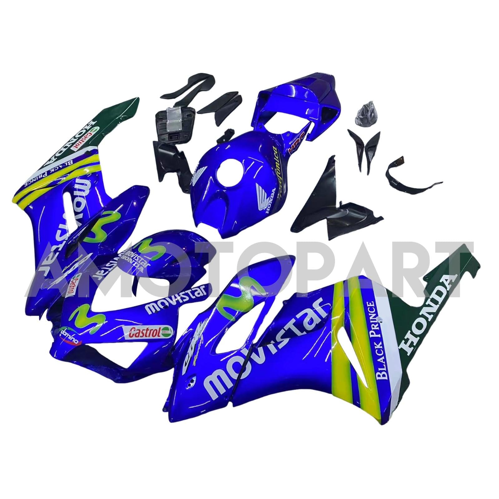 Amotopart 2004-2005 CBR1000RR Honda Fairring Blue Kit