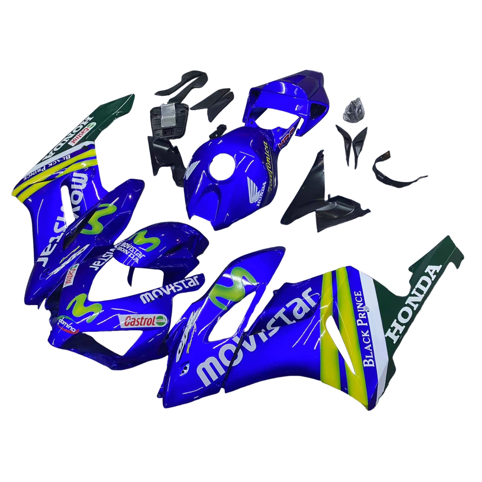 Amotopart 2004-2005 CBR1000RR Honda Fairing Blue Kit