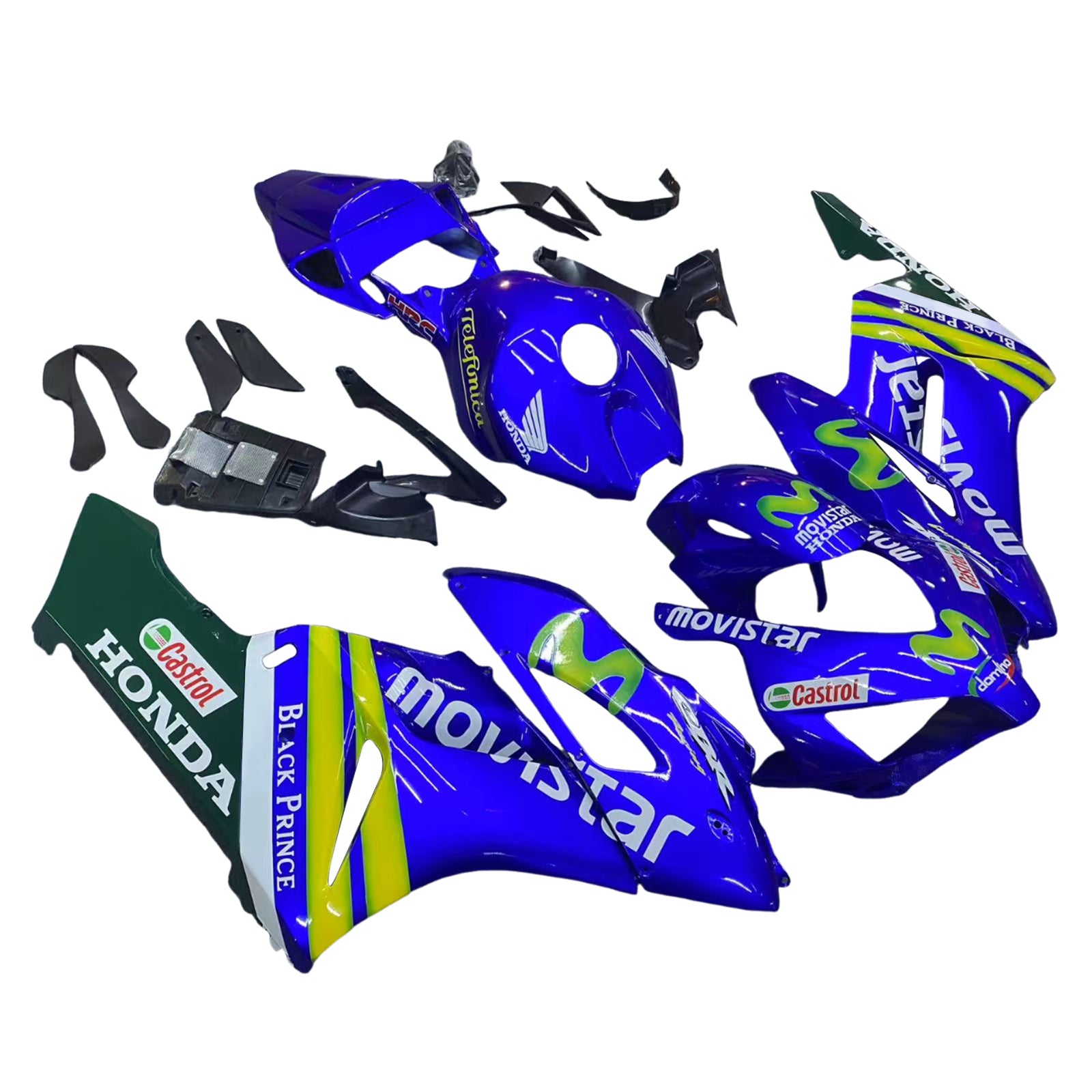Amotopart 2004-2005 CBR1000RR Honda Fairing Blue Kit