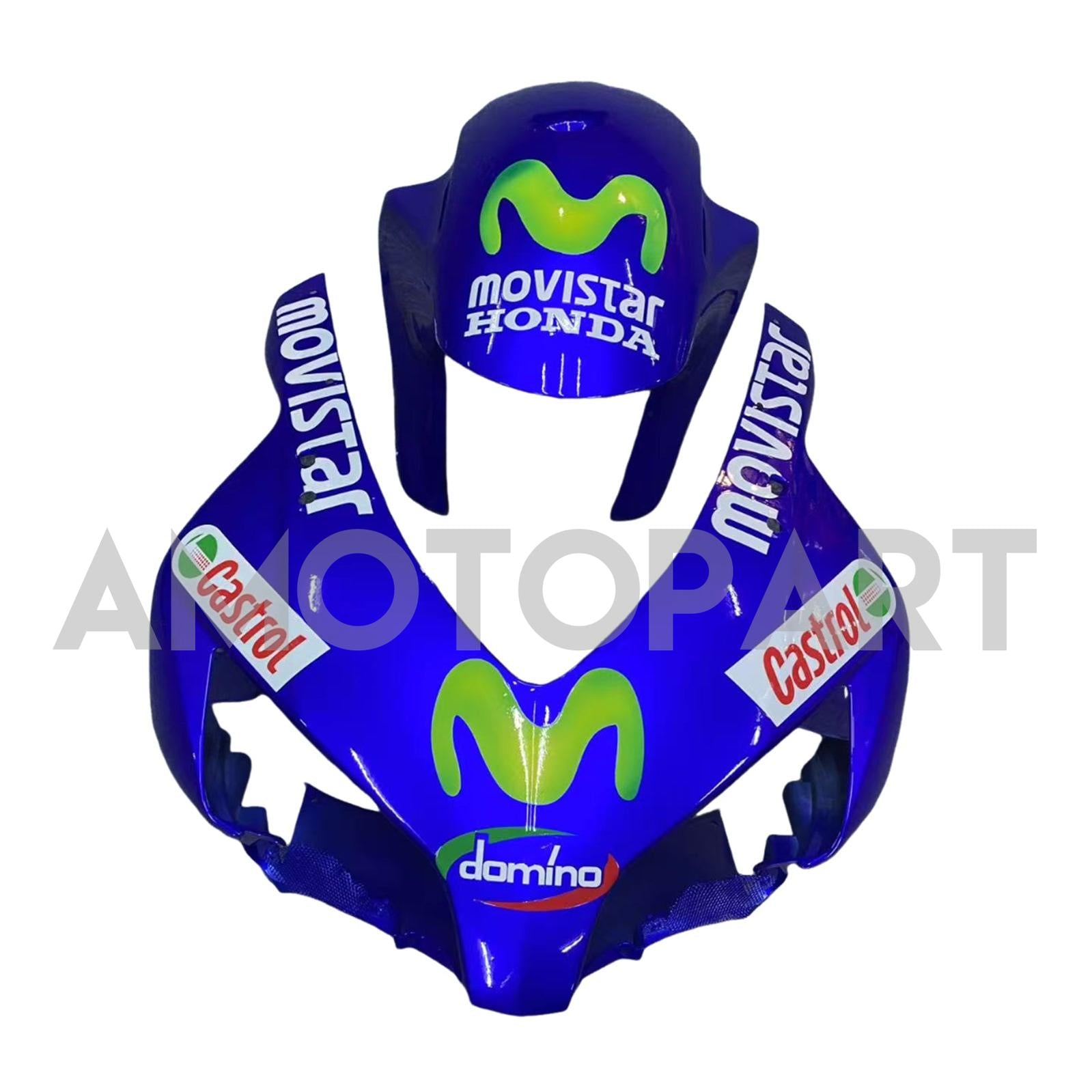 Amotopart 2004-2005 CBR1000RR Honda Fairring Blue Kit