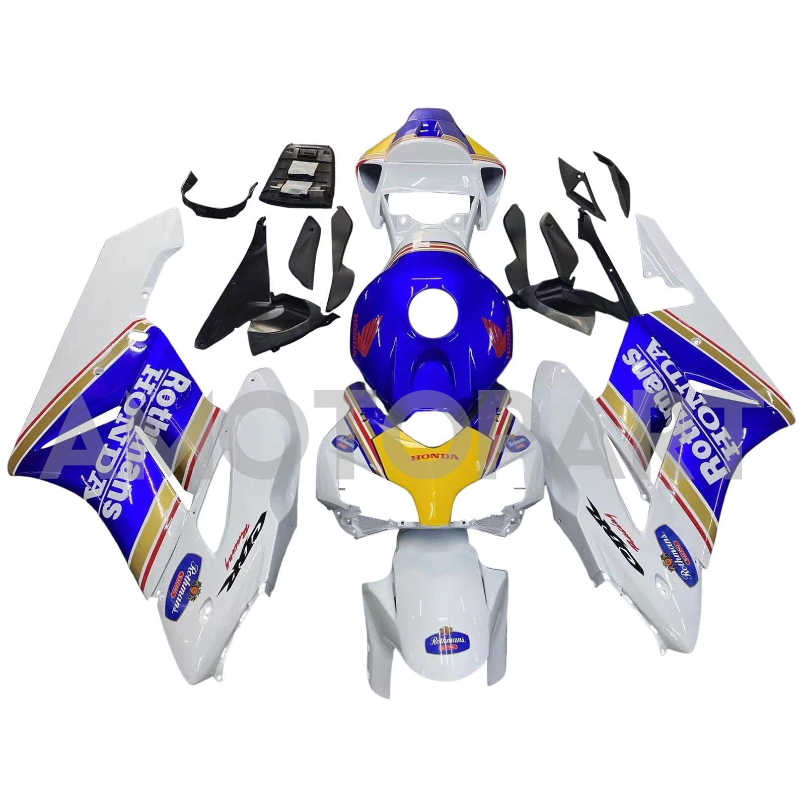 Amotopart Fairings CBR1000RR 2004-2005 Fairing Honda Racing Multi-Color Rothmans Fairing Kit