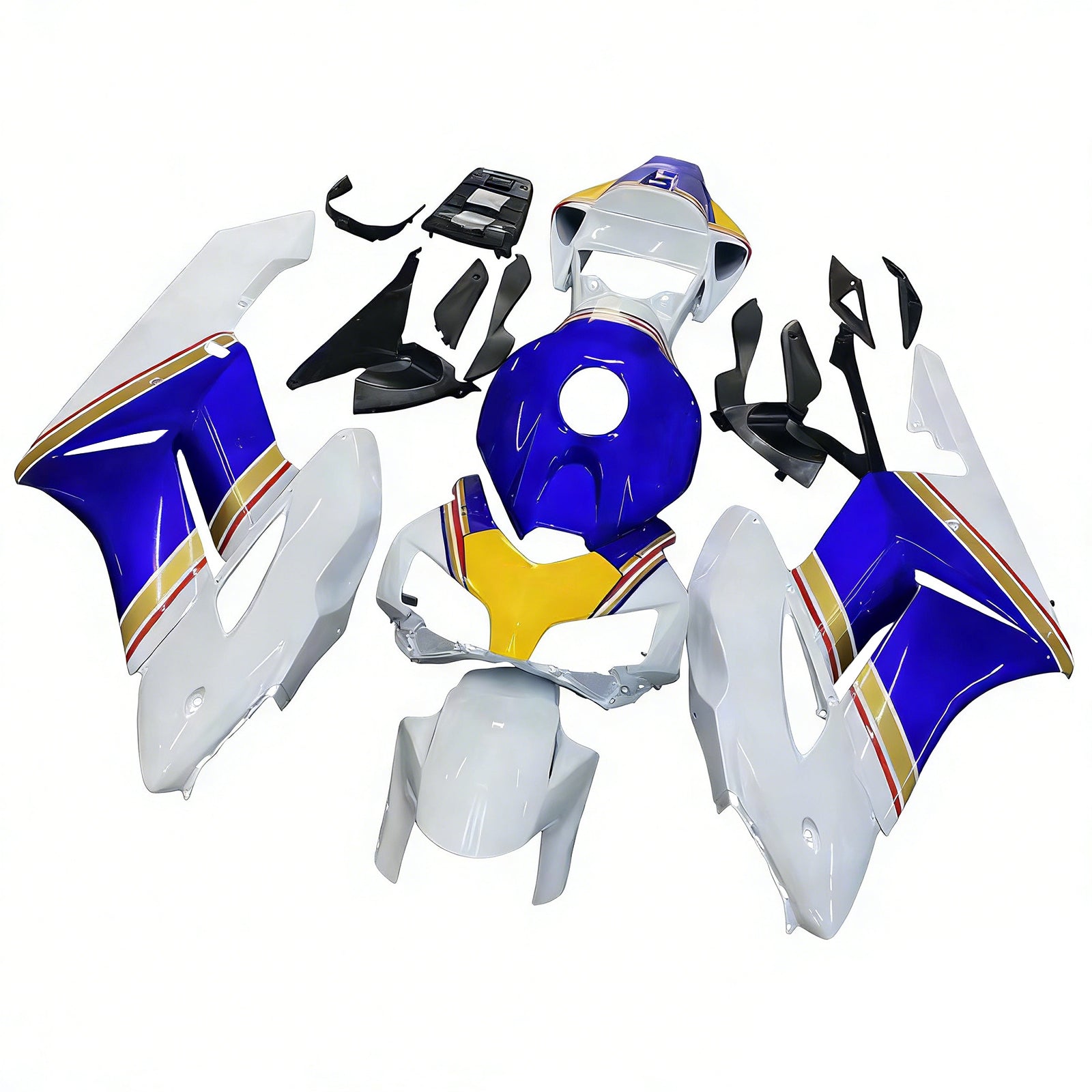 Amotopart Fairings CBR1000RR 2004-2005 Fairing Honda Racing Multi-Color Rothmans Fairing Kit