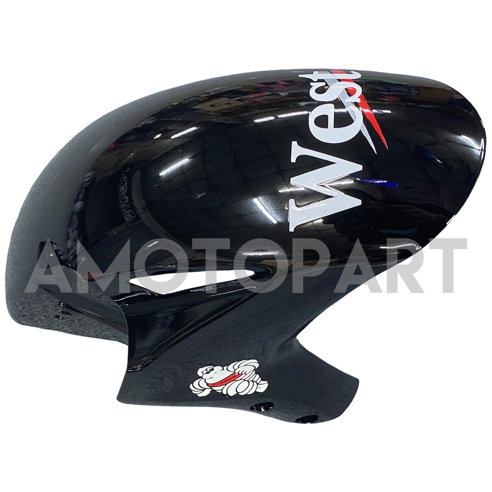 Frailiny Amotopart Honda CBR1000RR 2004-2005 Ráding West Racing Black Fairing Kit