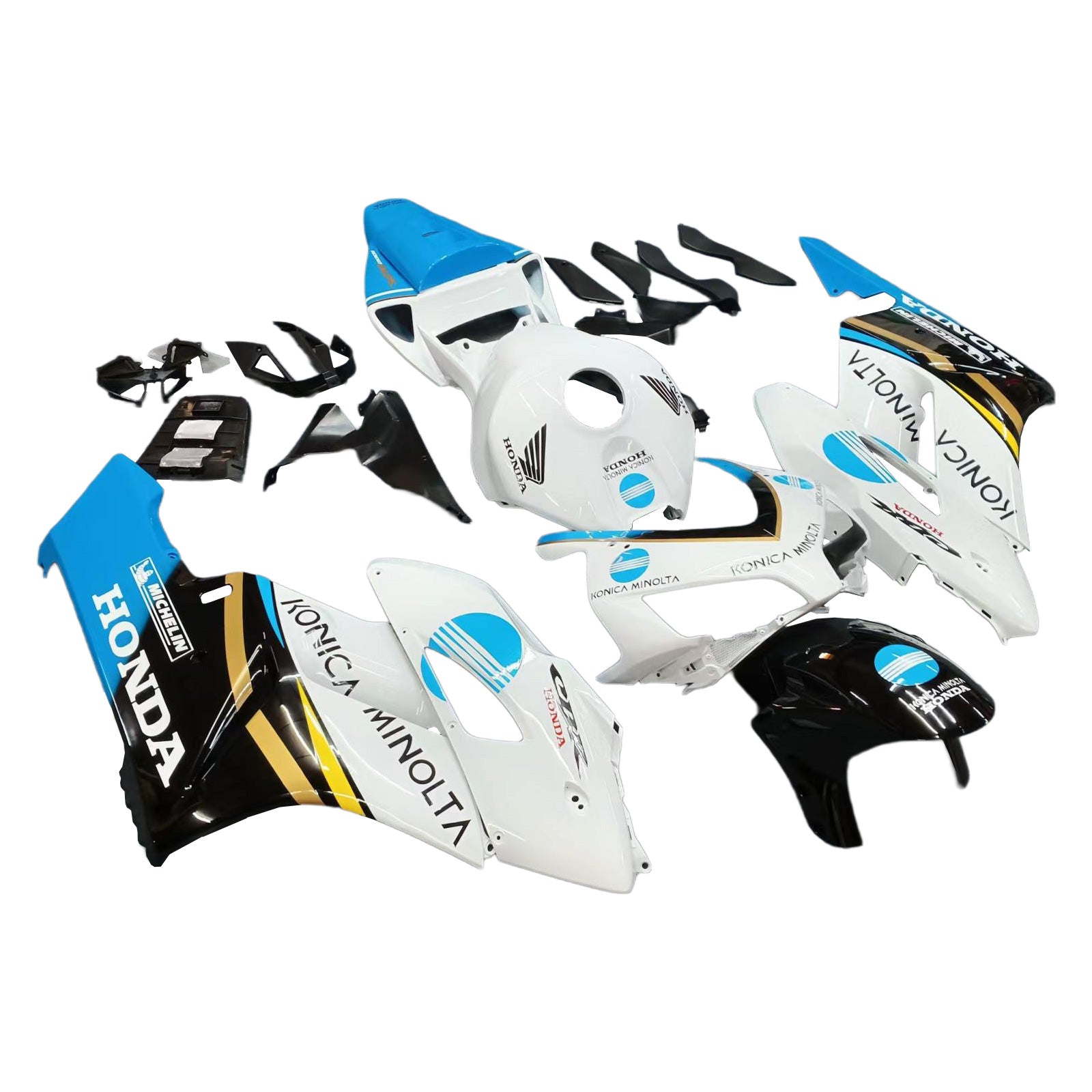 Fairings Amotopart Honda CBR1000RR 2004-2005 Faming Fairring multicolor Konica Minolta Racing Fairing Kit