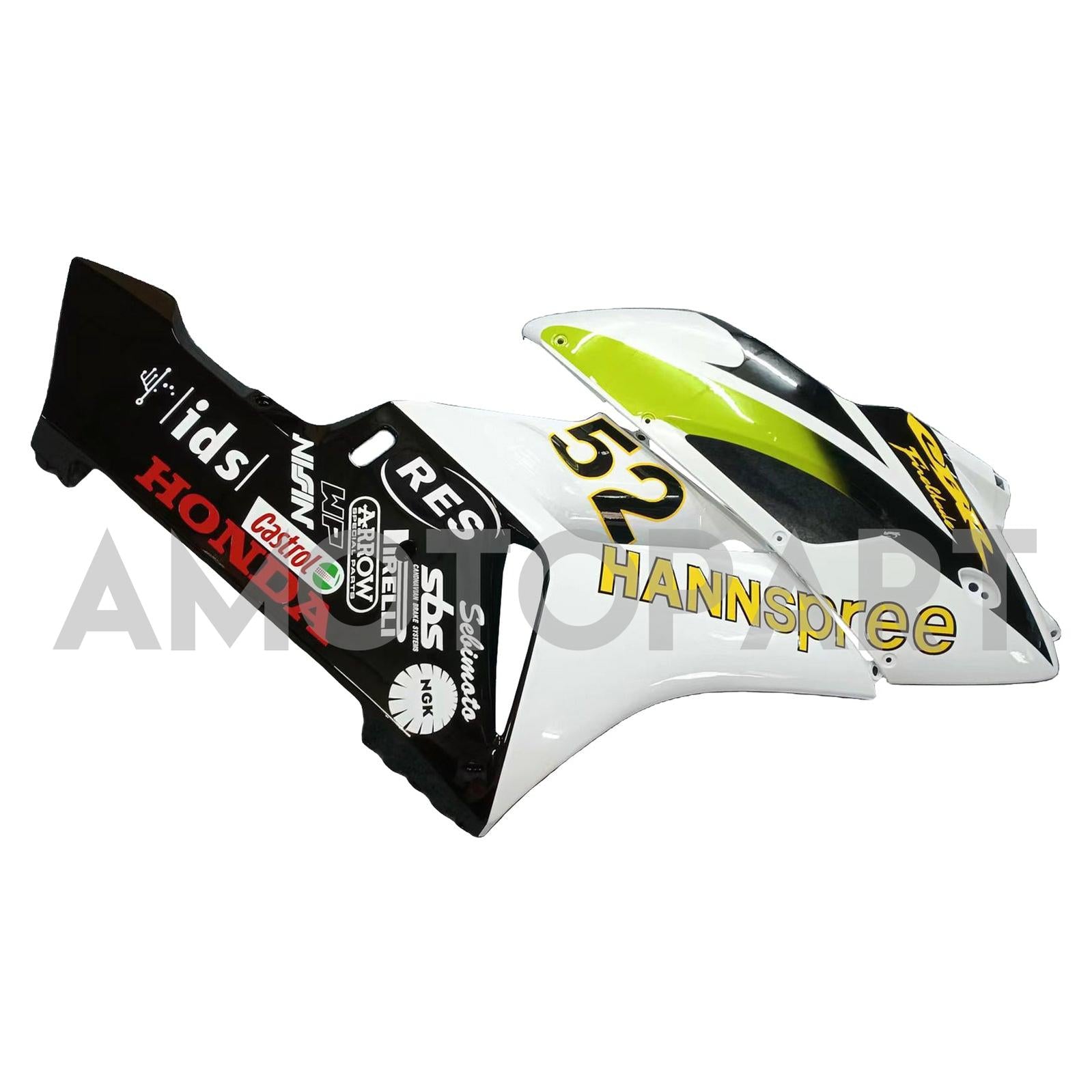 Frailiny amotopart Honda CBR1000RR 2004-2005 FAILING WHITE BLACK HANNSPREE RACING FAIRING KIT