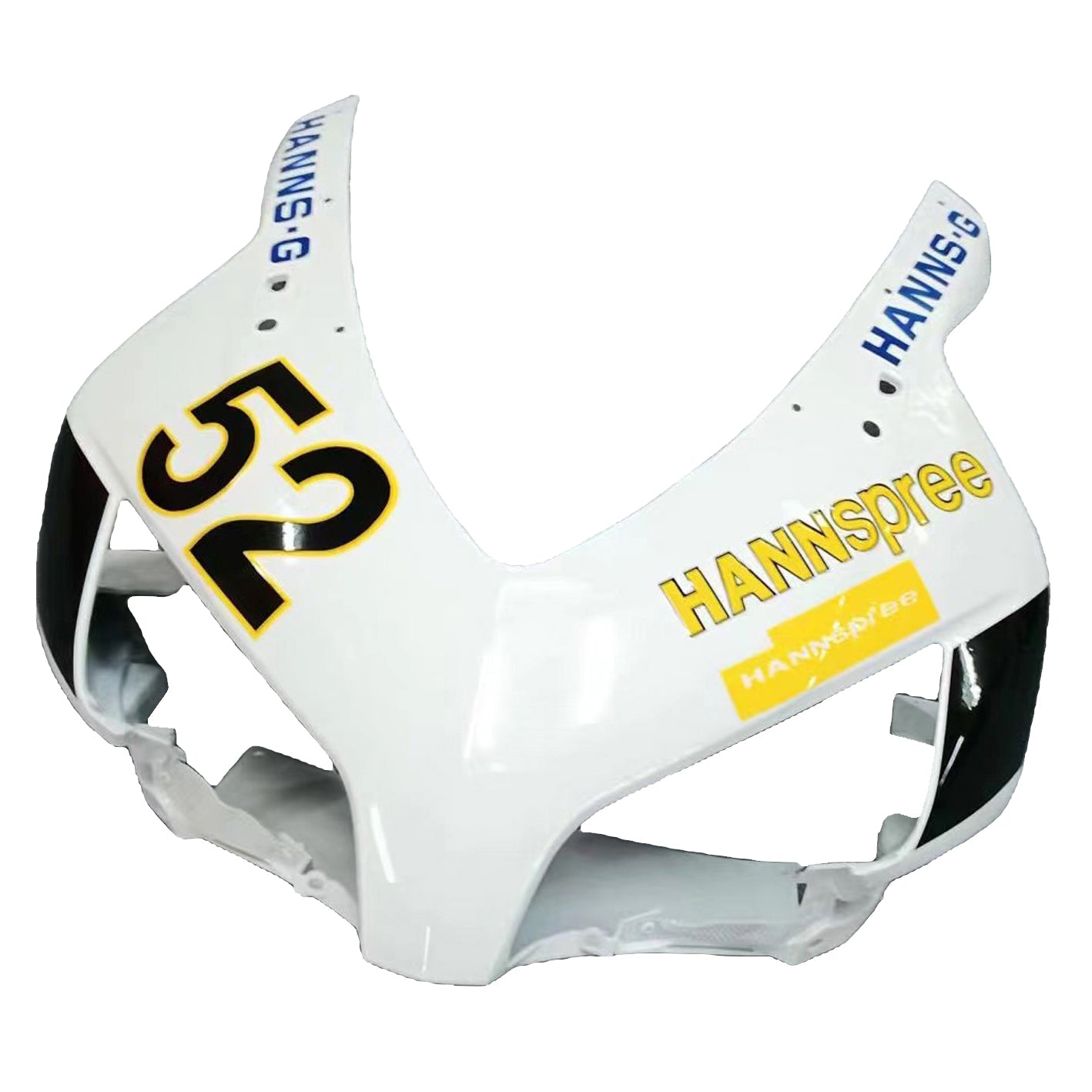 Amotopart-kuipen Honda CBR1000RR 2004-2005 Fairing White Black Hannspree Racing Fairing Kit
