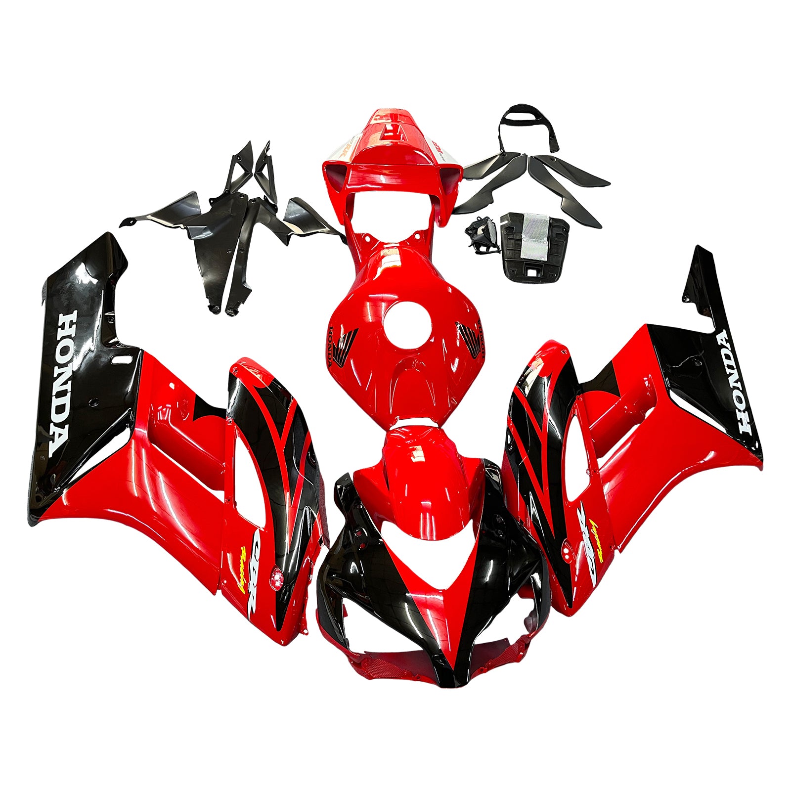 Amotopart Fairings Honda 1000RR 2004-2005 Fairing Red Black CBR Racing Fairing Kit