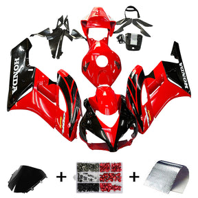 Carenados Amotopart Honda 1000RR 2004-2005 Carenado Rojo Negro CBR Racing Kit de carenado