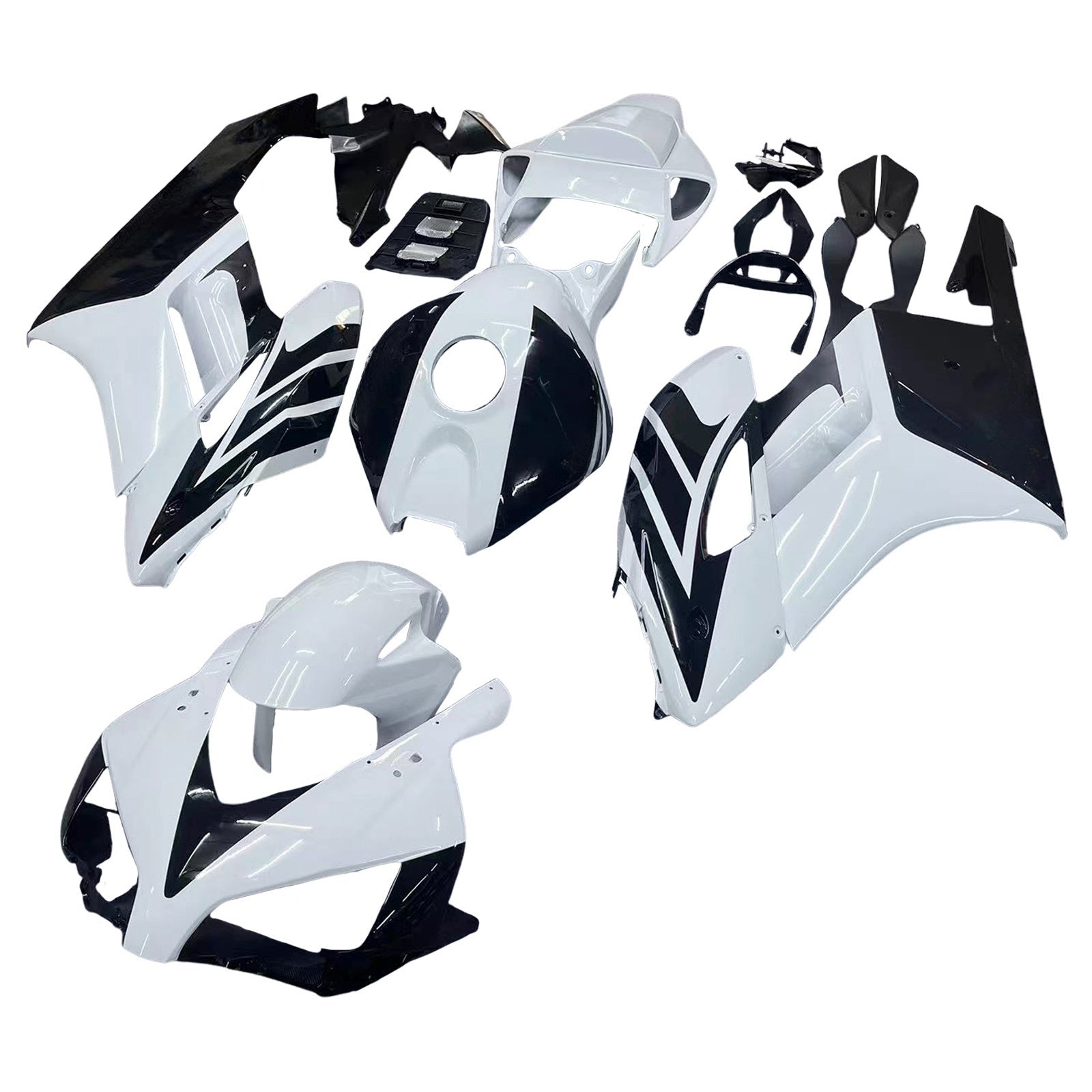 Amotopart Fairings Honda CBR1000RR 2004-2005 Fairing White Black CBR Racing Kit