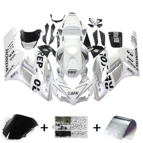 Amotopart Fairings Honda CBR1000RR 2004-2005 Fairing White Silver Repsol Racing Fairing Kit