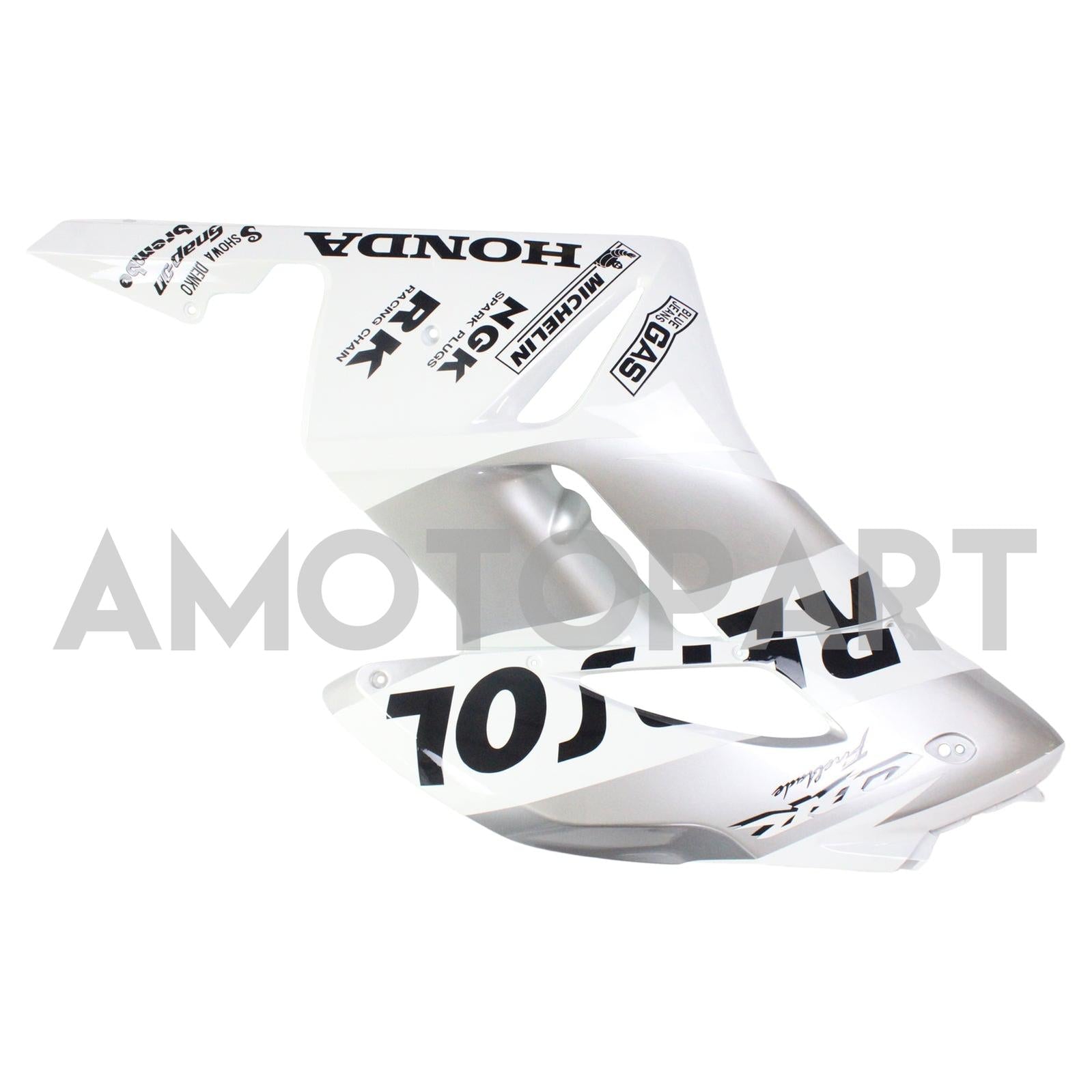 Kapoty Amotopart Honda CBR1000RR 2004-2005 FAILING Bílé stříbrné repsol Racing Fairing Kit