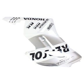 Carenados Amotopart Honda CBR1000RR 2004-2005 Carenado Blanco Plata Repsol Racing Kit de carenado