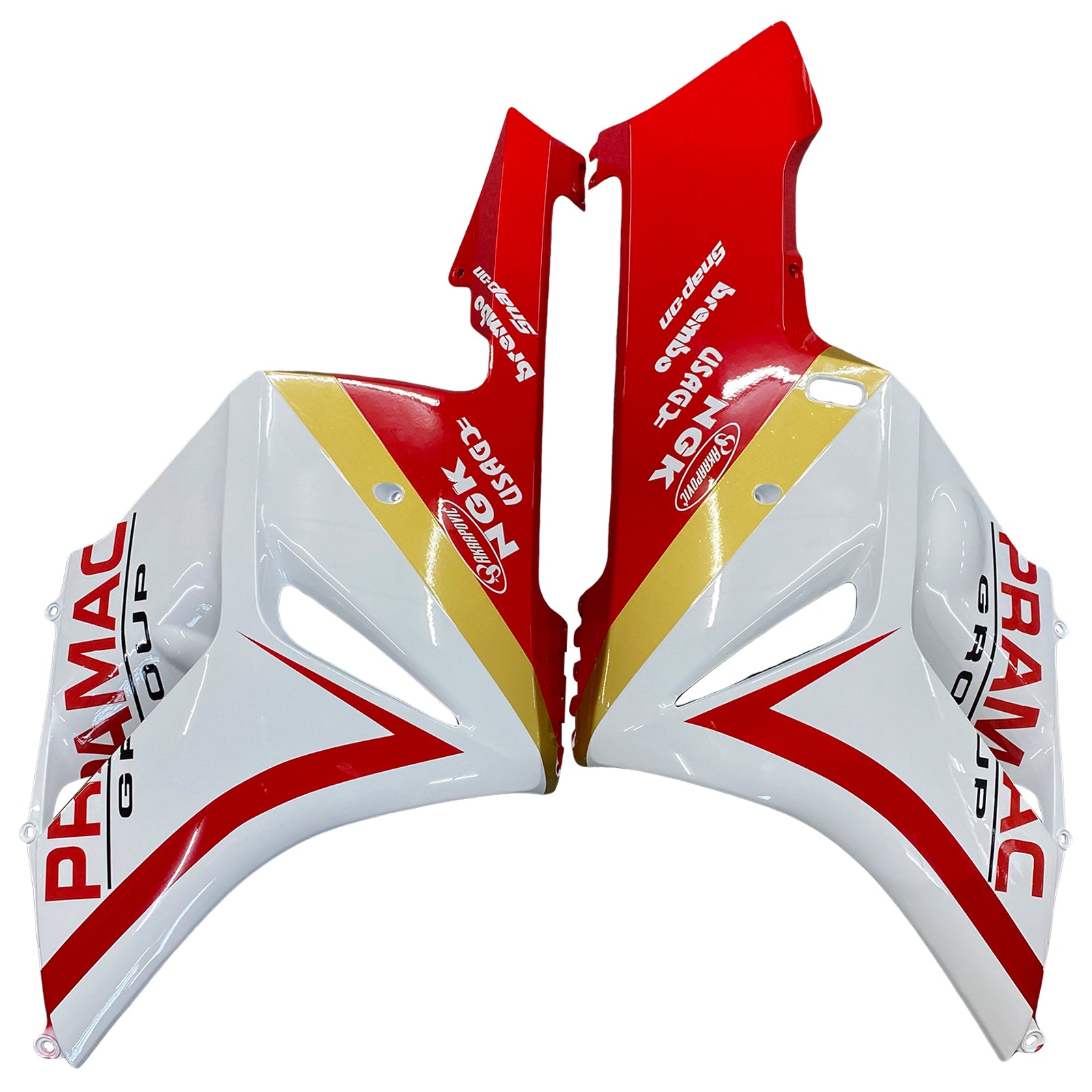 Amotopart Fairings CBR1000RR 2004-2005 Fairing White Red Honda Racing Fairing Kit