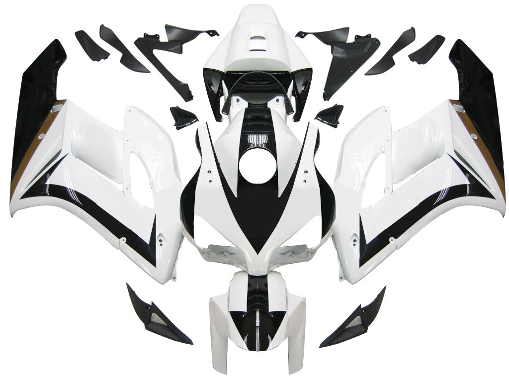 Amotopart Fairings CBR1000RR 2004-2005 Fairing White Black Honda Racing Fairing Kit