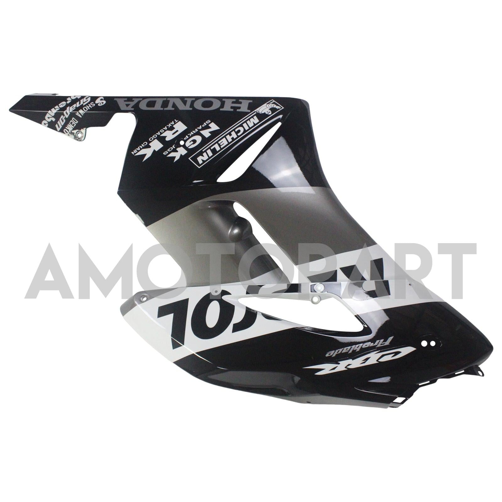 Amotopart Fairings Honda CBR1000RR 2004-2005 Fairing Repsol Racing Black Silver Fairing Kit