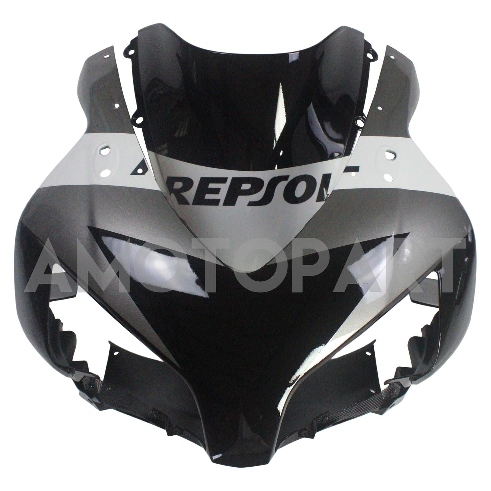 Amotopart Fairings Honda CBR1000RR 2004-2005 Fairing Repsol Racing Black Silver Fairing Kit