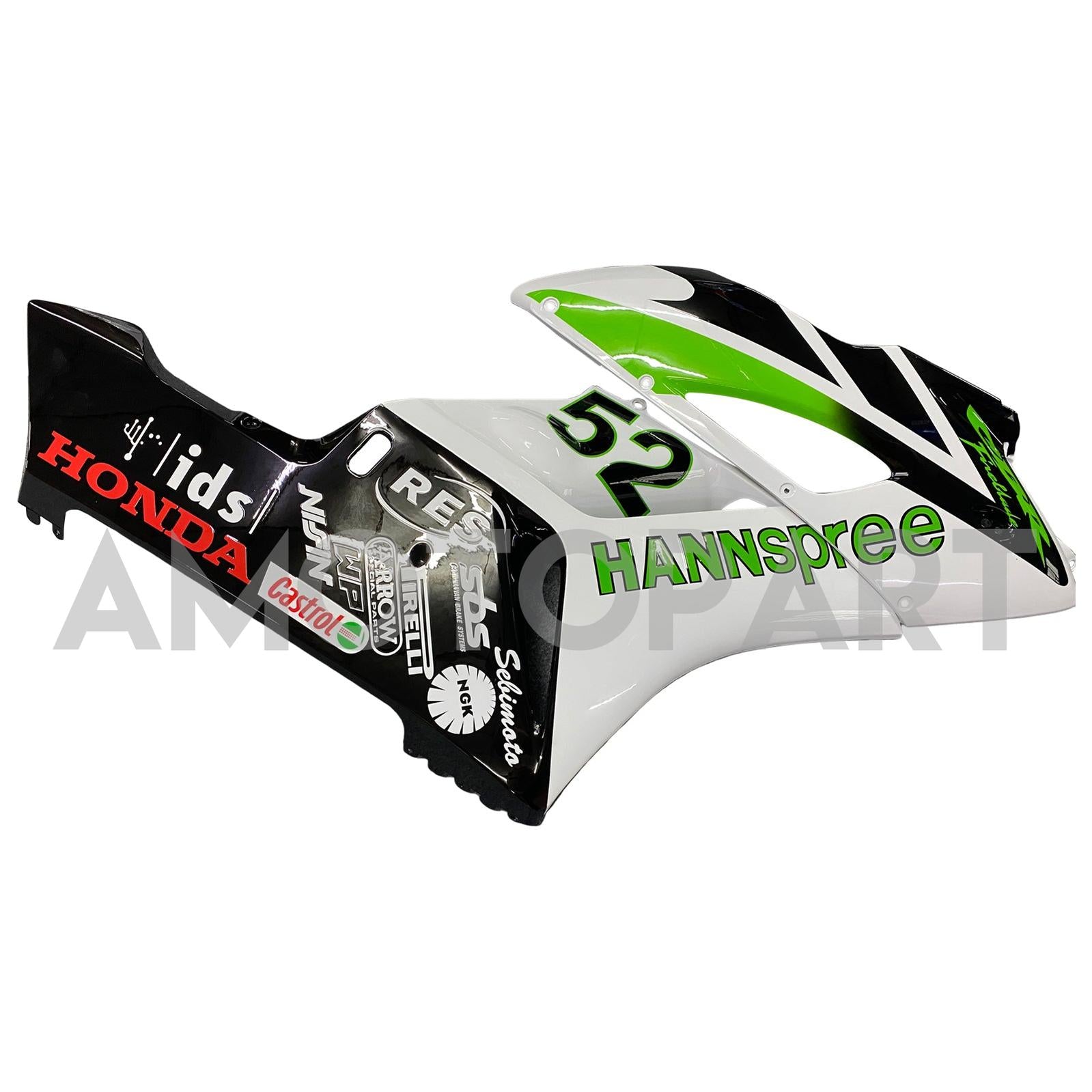 Frailiny Amotopart Honda CBR1000RR 2004-2005 Rádium White No.52 Hannspree Racing Fairing Kit