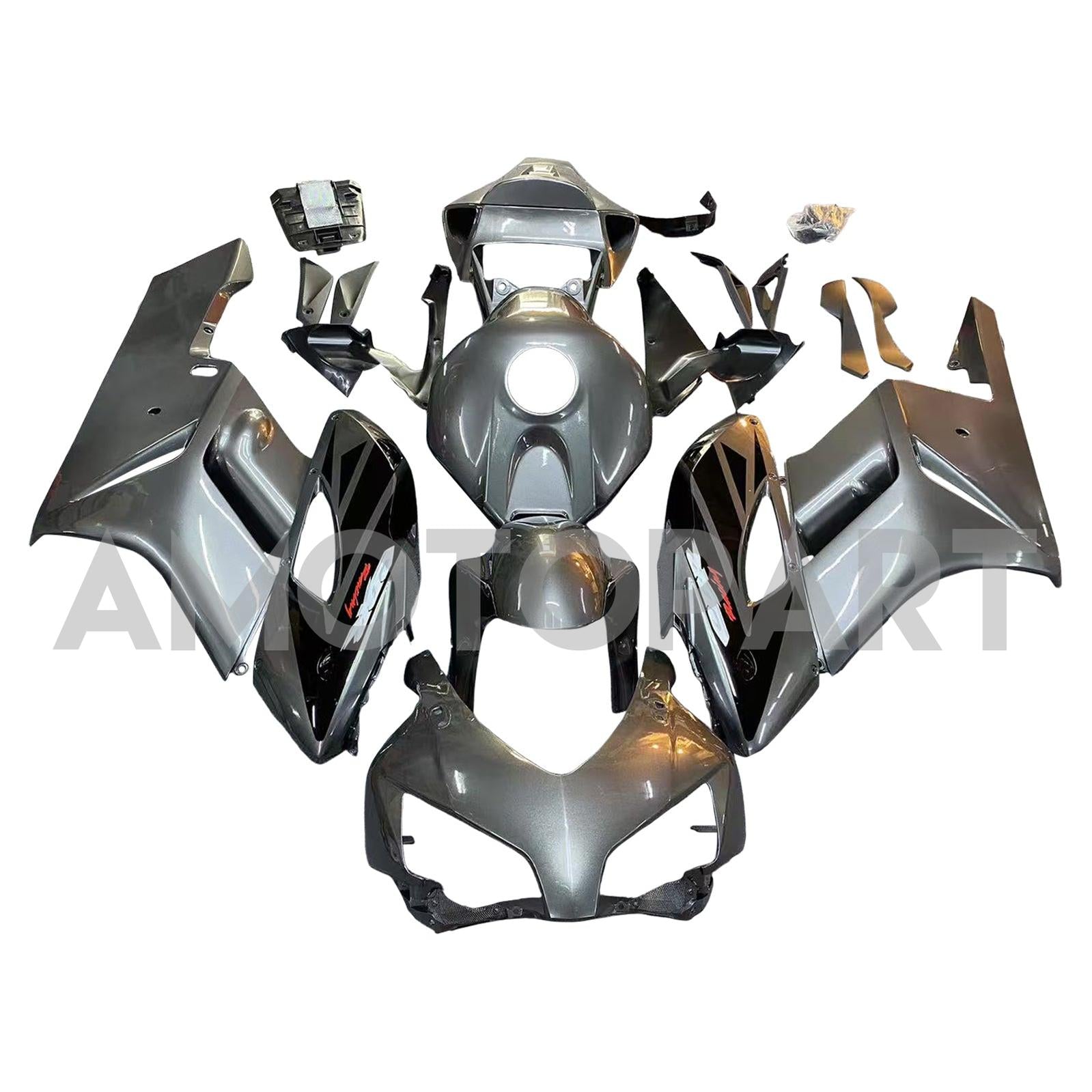 Amotopart 2004-2005 Honda CBR1000RR Grey Fairing Kit